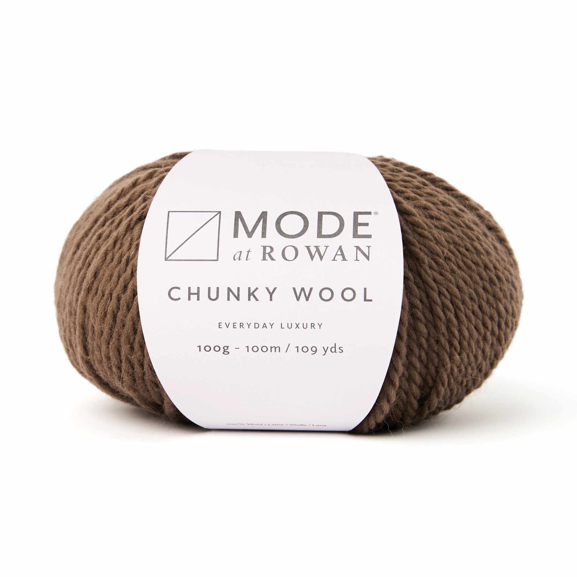 Mode at Rowan Chunky Wool Yarn - Mocha, 109 yds