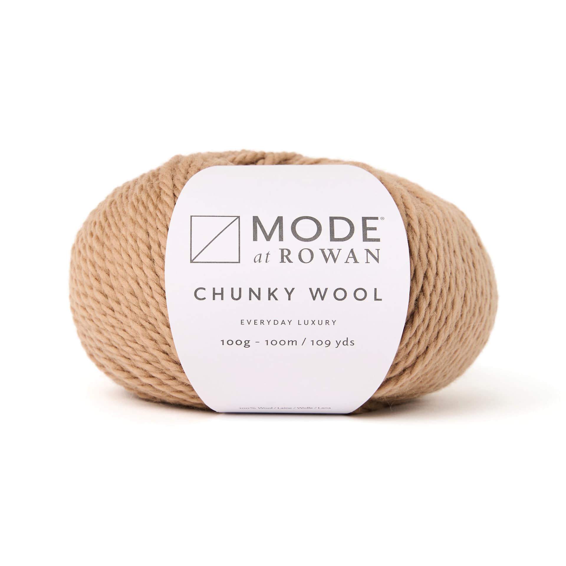 Mode at Rowan Chunky Wool Yarn - Cappuccino, 109 yds
