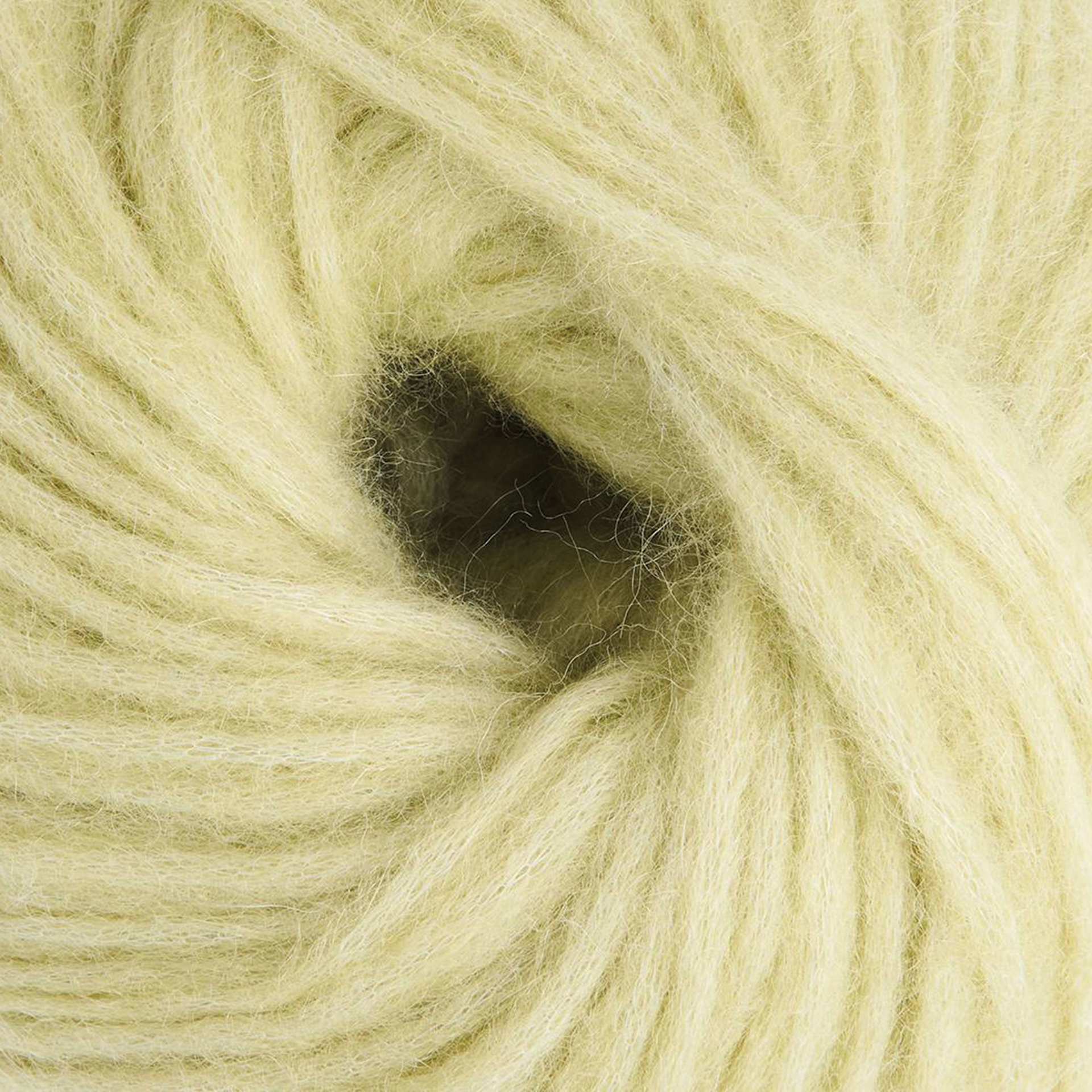 Mode at Rowan Softest Alpaca Yarn - Pear, 142 yds close up to show texture
