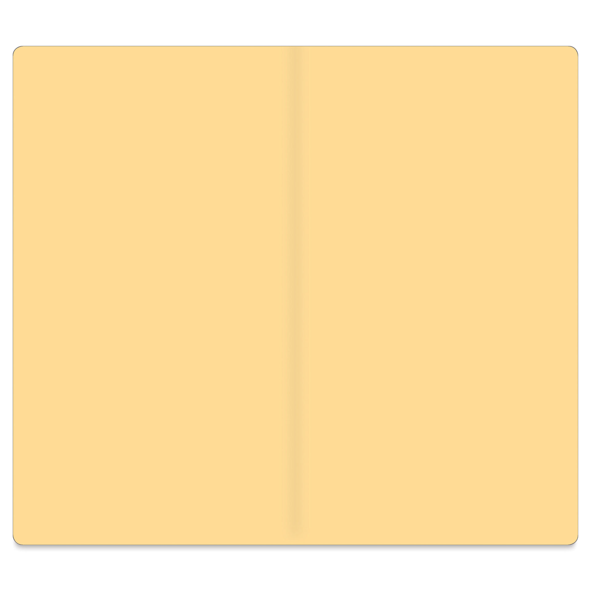 Peter Pauper Press Voyager Notebook Refills - Kraft, 60 Pages, Pkg of 2, open