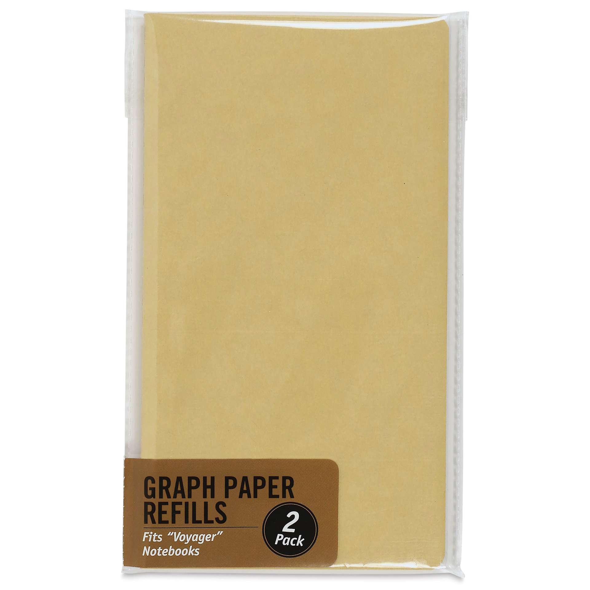 Peter Pauper Press Voyager Notebook Refills - Graph, 60 Pages, Pkg of 2