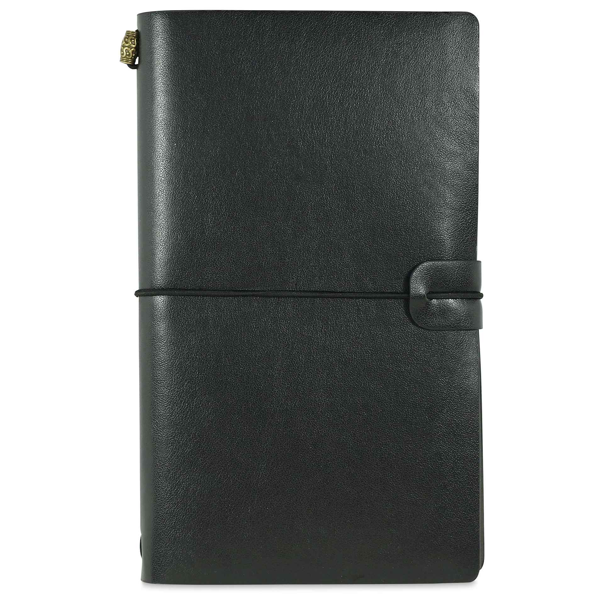 Peter Pauper Press Voyager Notebook - 4.75" x 7.9", Black, front cover