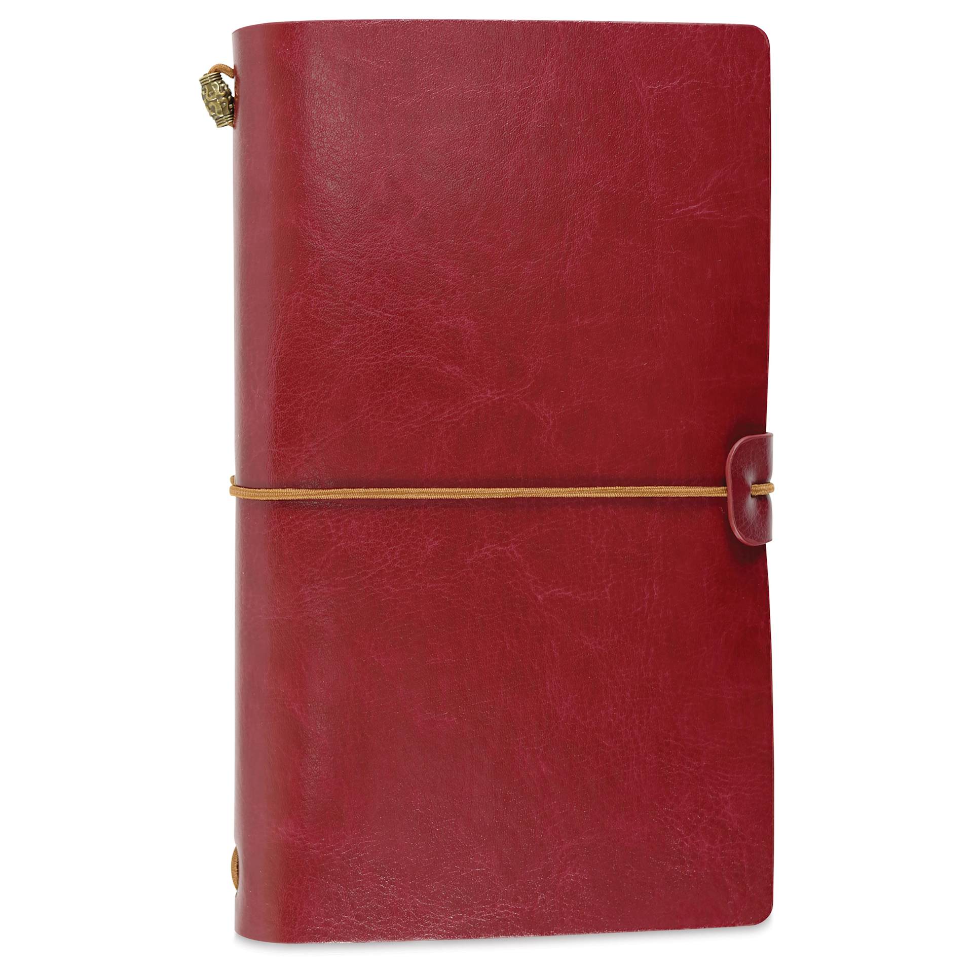 Peter Pauper Press Voyager Notebook - 4.75" x 7.9", Burgundy, front cover