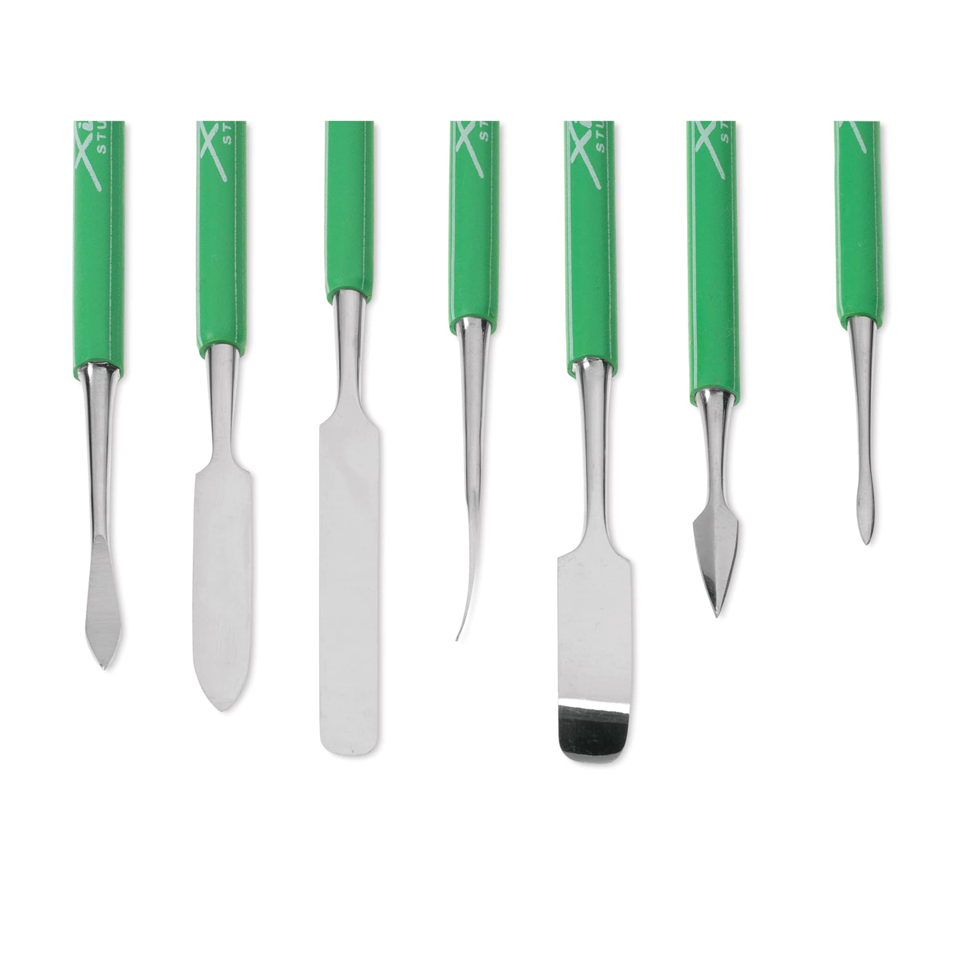 Xiem Double-Ended Carving & Sculpture Set - Set of 7 showing bottom tips