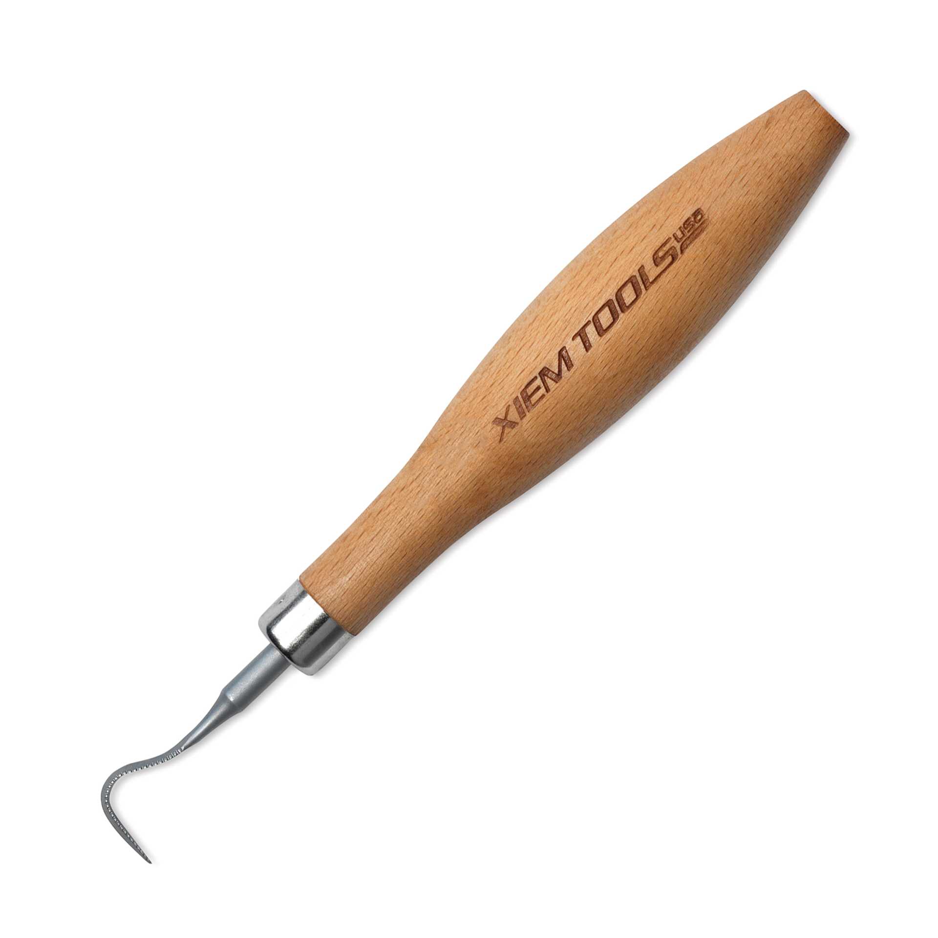 Xiem Tools Belly Hook Pro Sculptor's Rake - Small top view