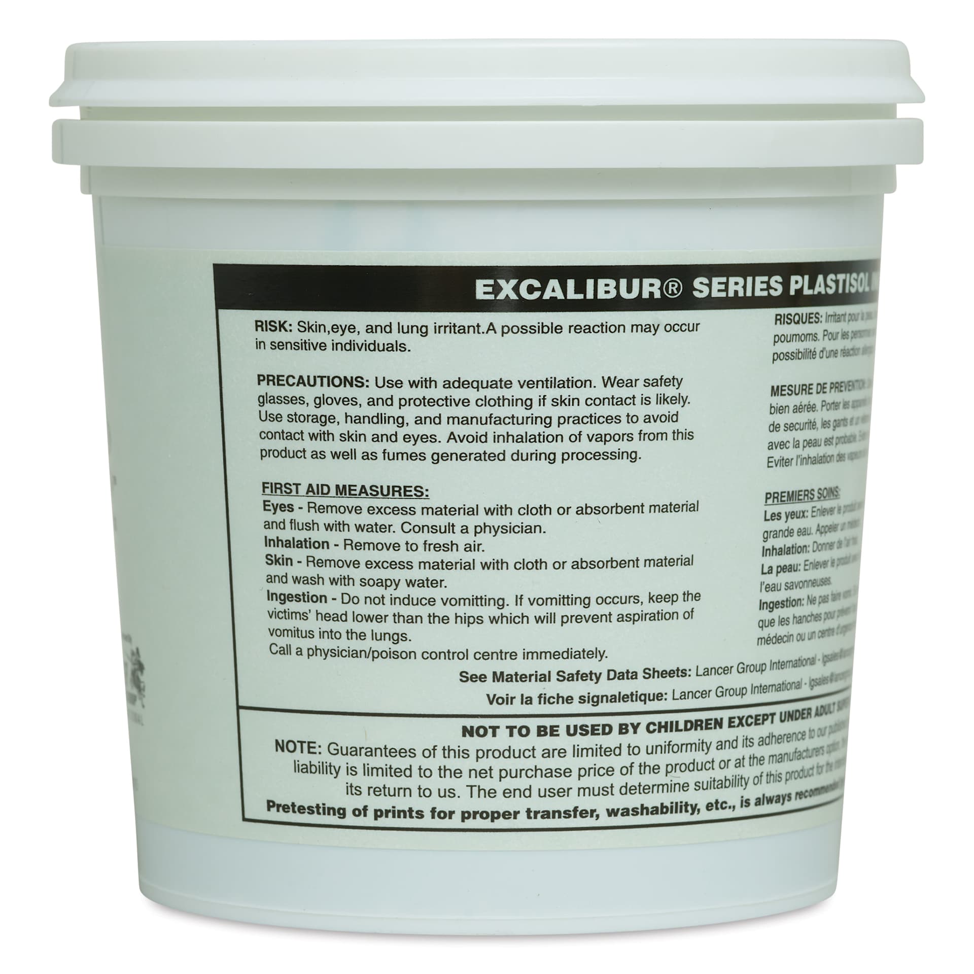 Excalibur 1533 SportPro Collegiate Colors Ink - Kelly Green, Quart, back of packaging
