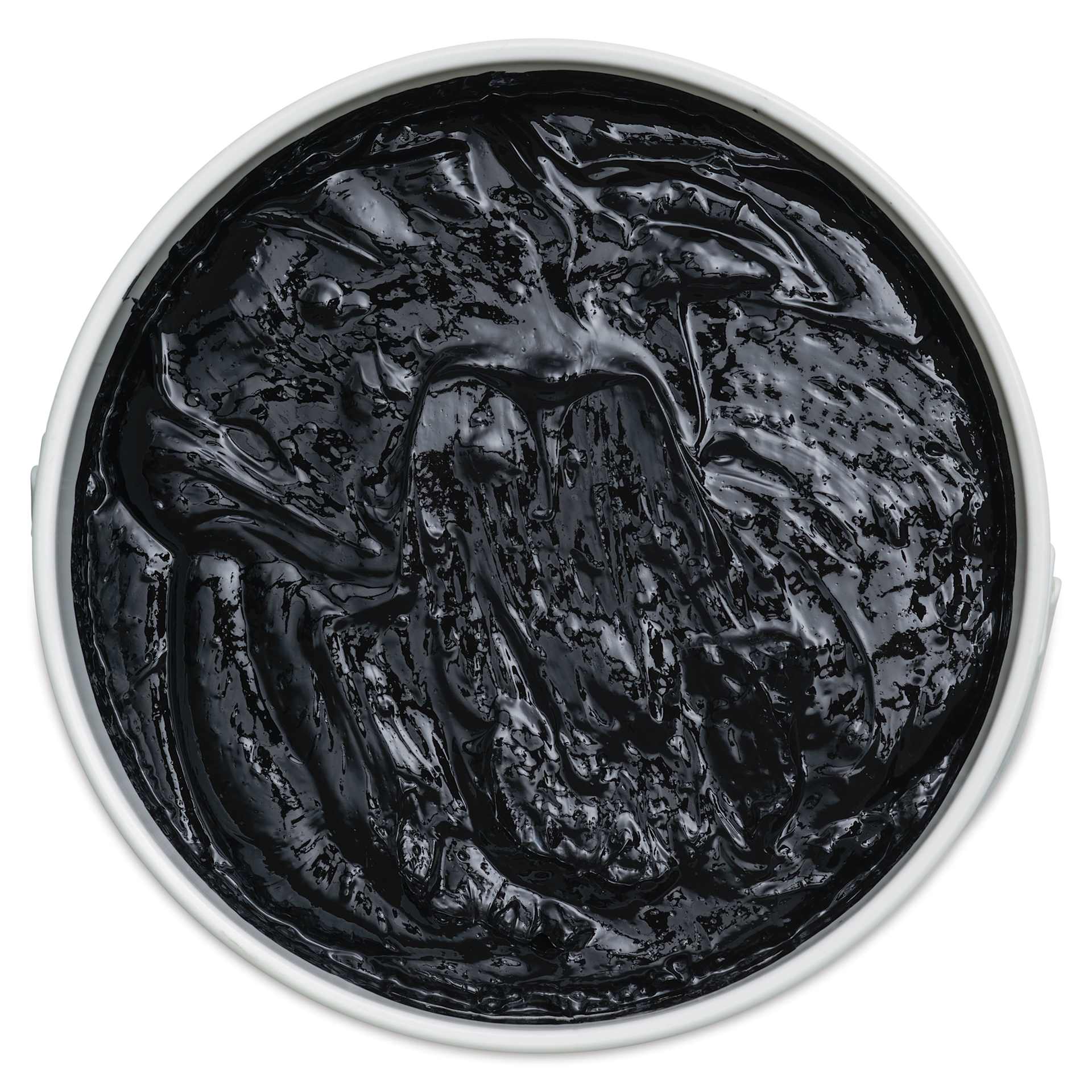 Excalibur 600 Process Ink - Black, Gallon, lid off