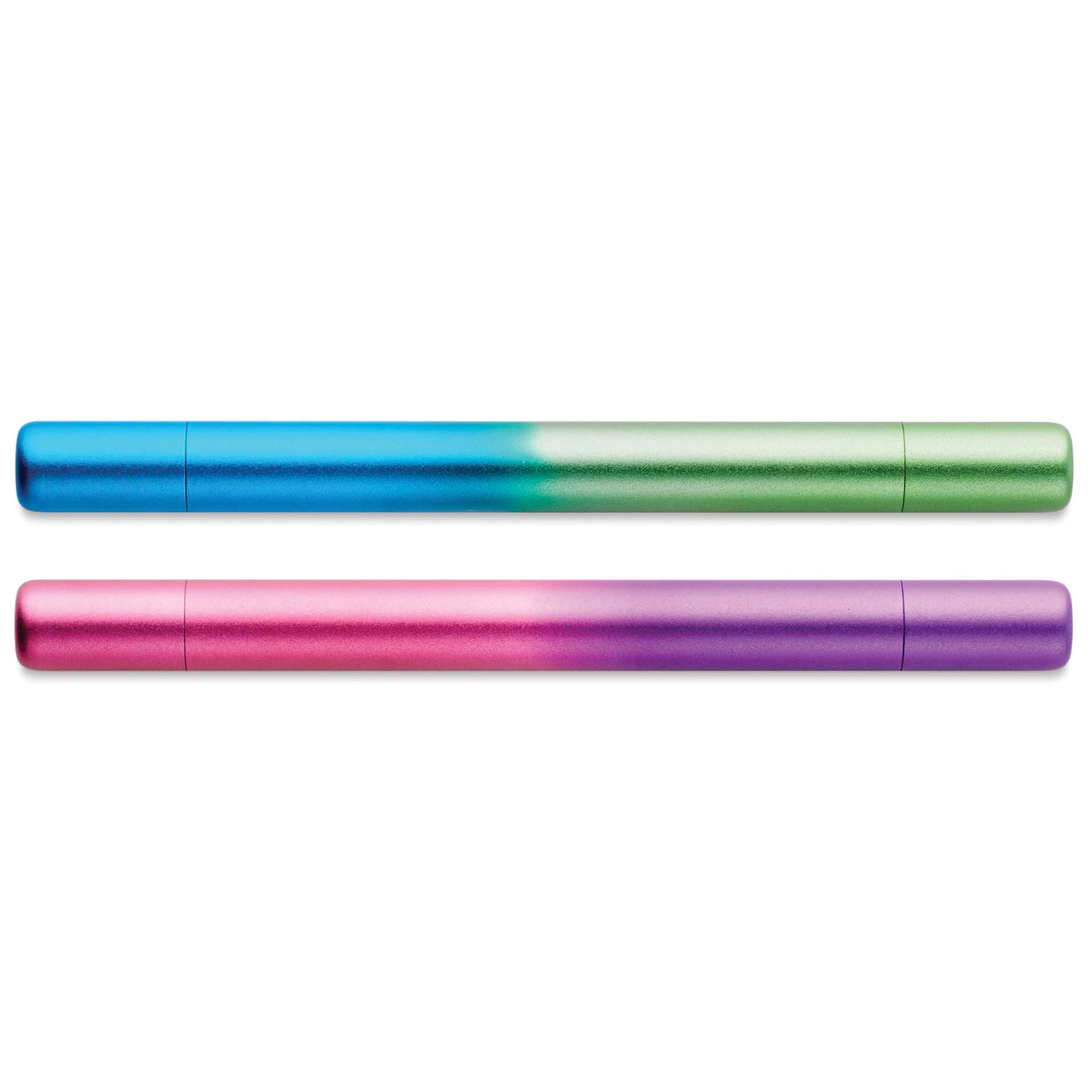 Tom's Studio Ori Infinity Dual Highlighters - Set of 2, Purple and Green, caps on