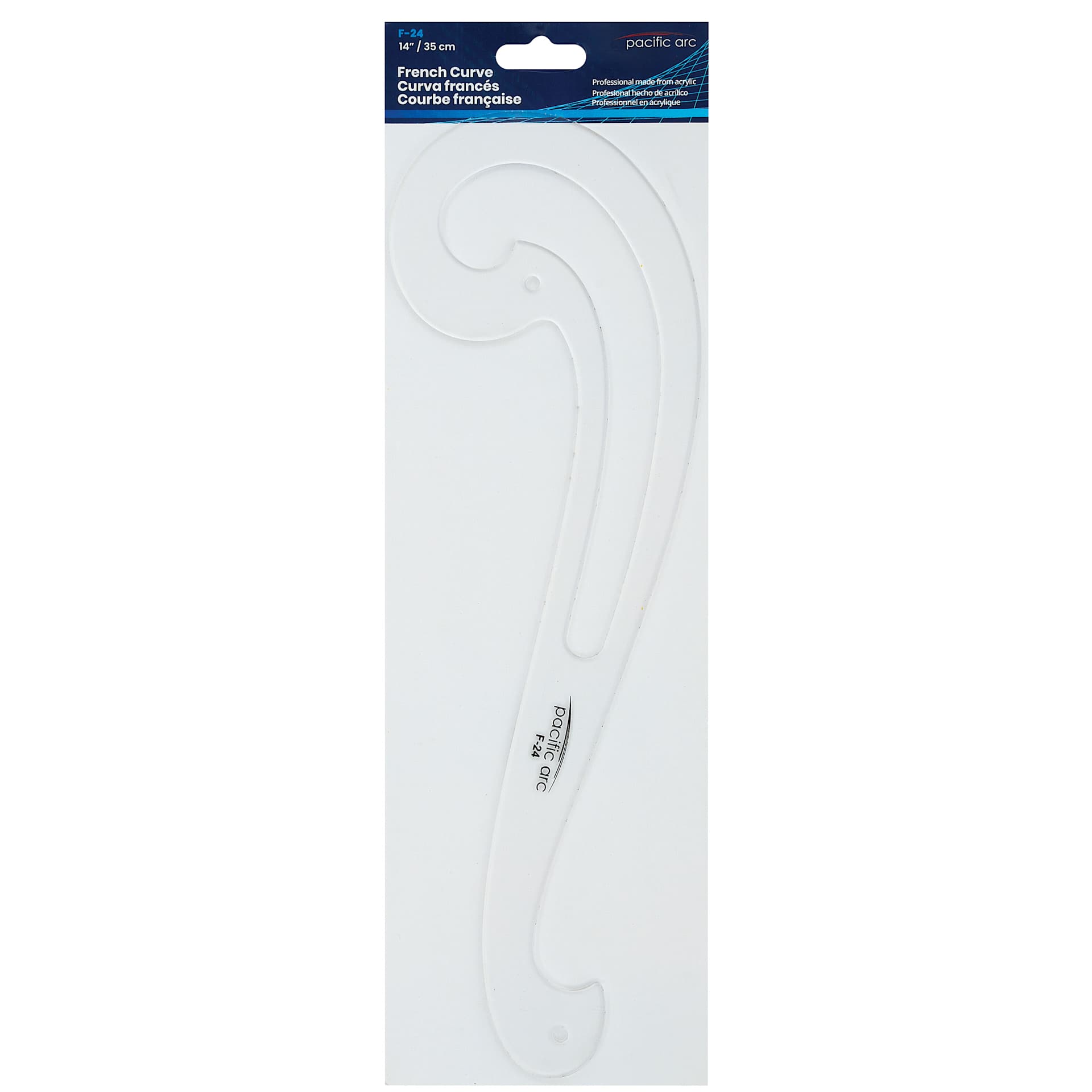 Pacific Arc French Curve - F-24, 14", in packaging