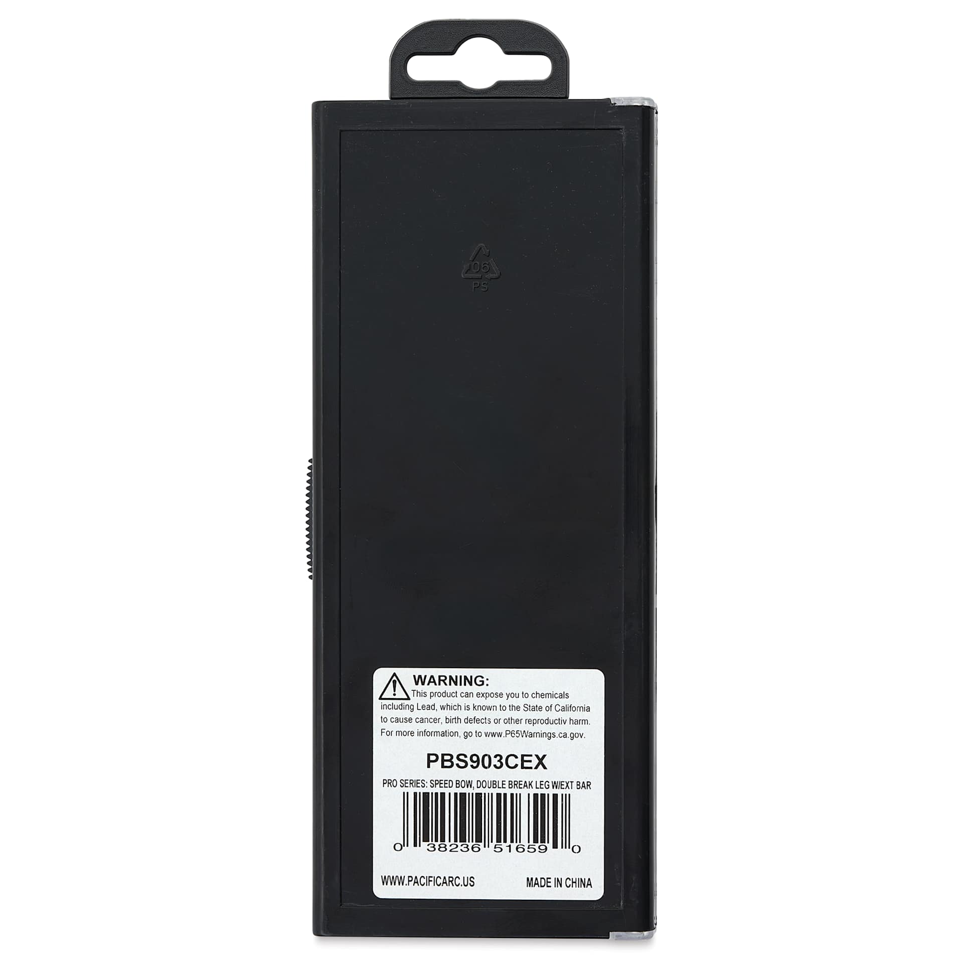Pacific Arc Elite Pro Series Speedbow Compass, back of case