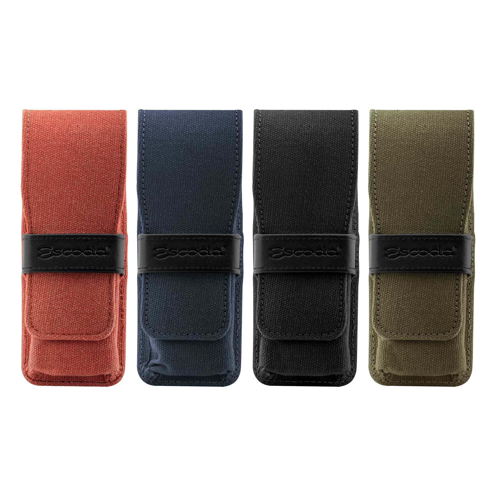 Escoda Synthetic Travel Brush Sets, carrying cases