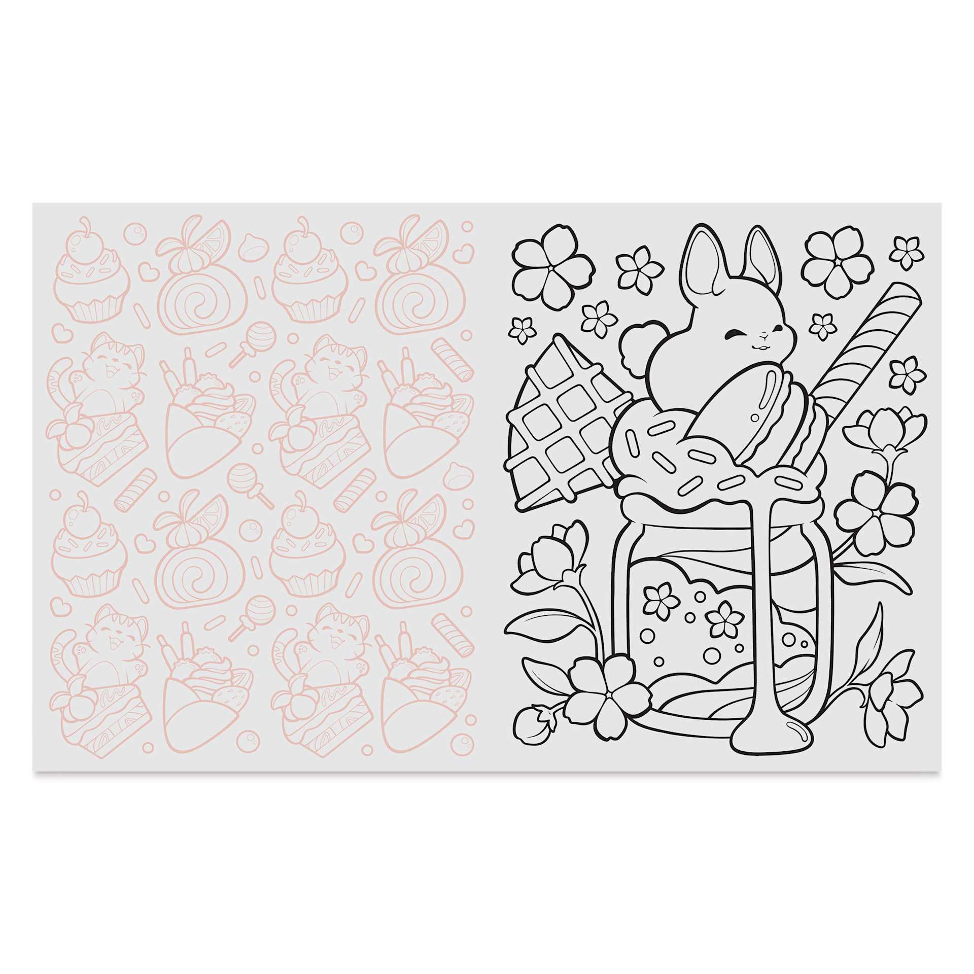 Cute Chibi Creature Coloring Book, Bunny