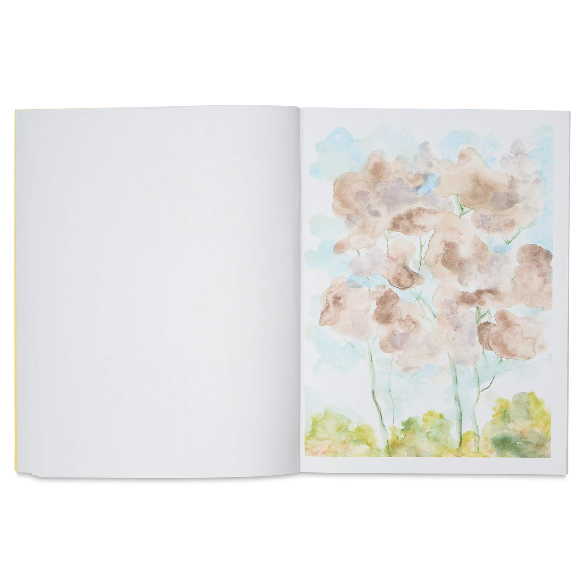 The Reverse Coloring Book - 8-1/2" x 11", 104 Pages, tree painting