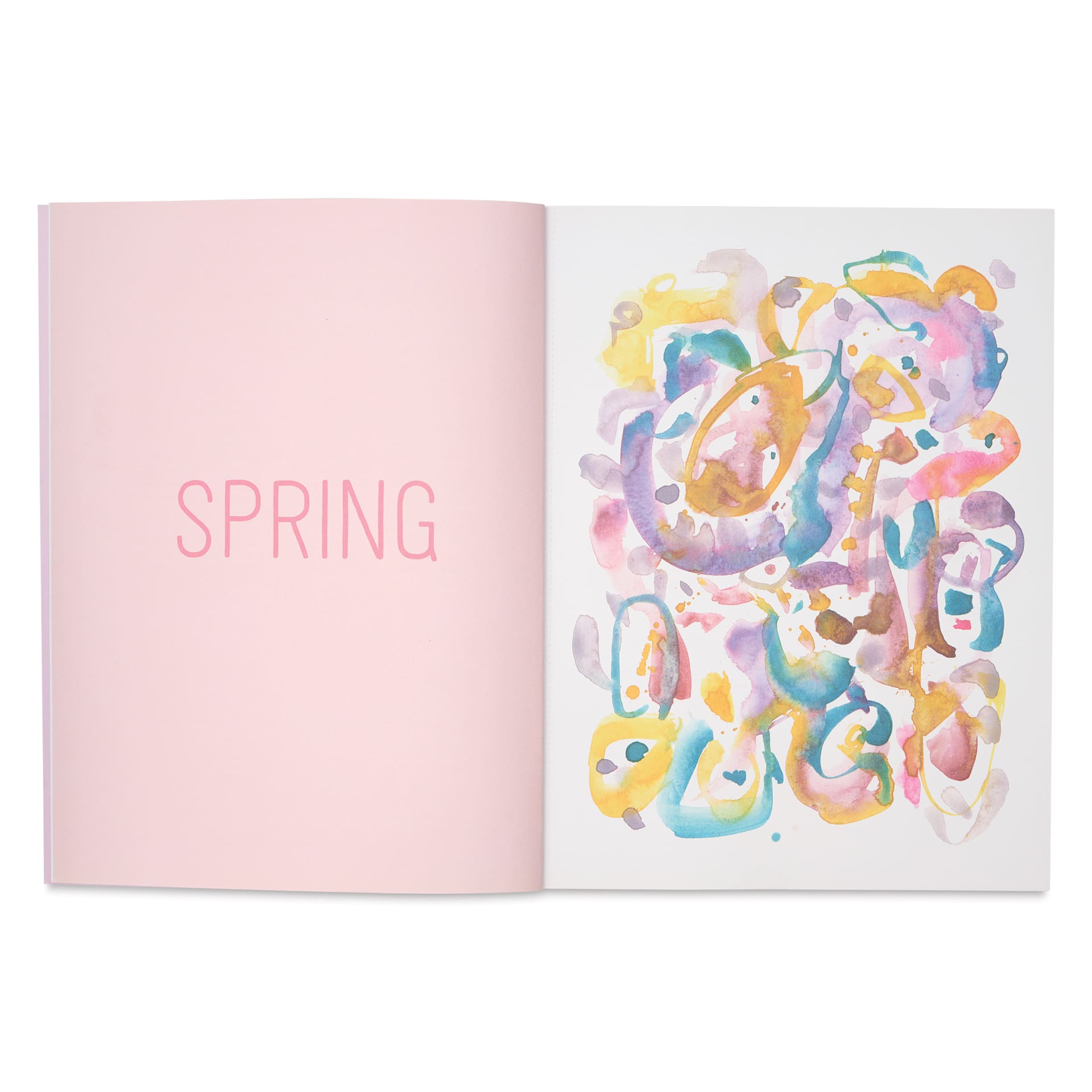 The Reverse Coloring Book: Through the Seasons - 8-1/2" x 11", 104 Pages, Spring