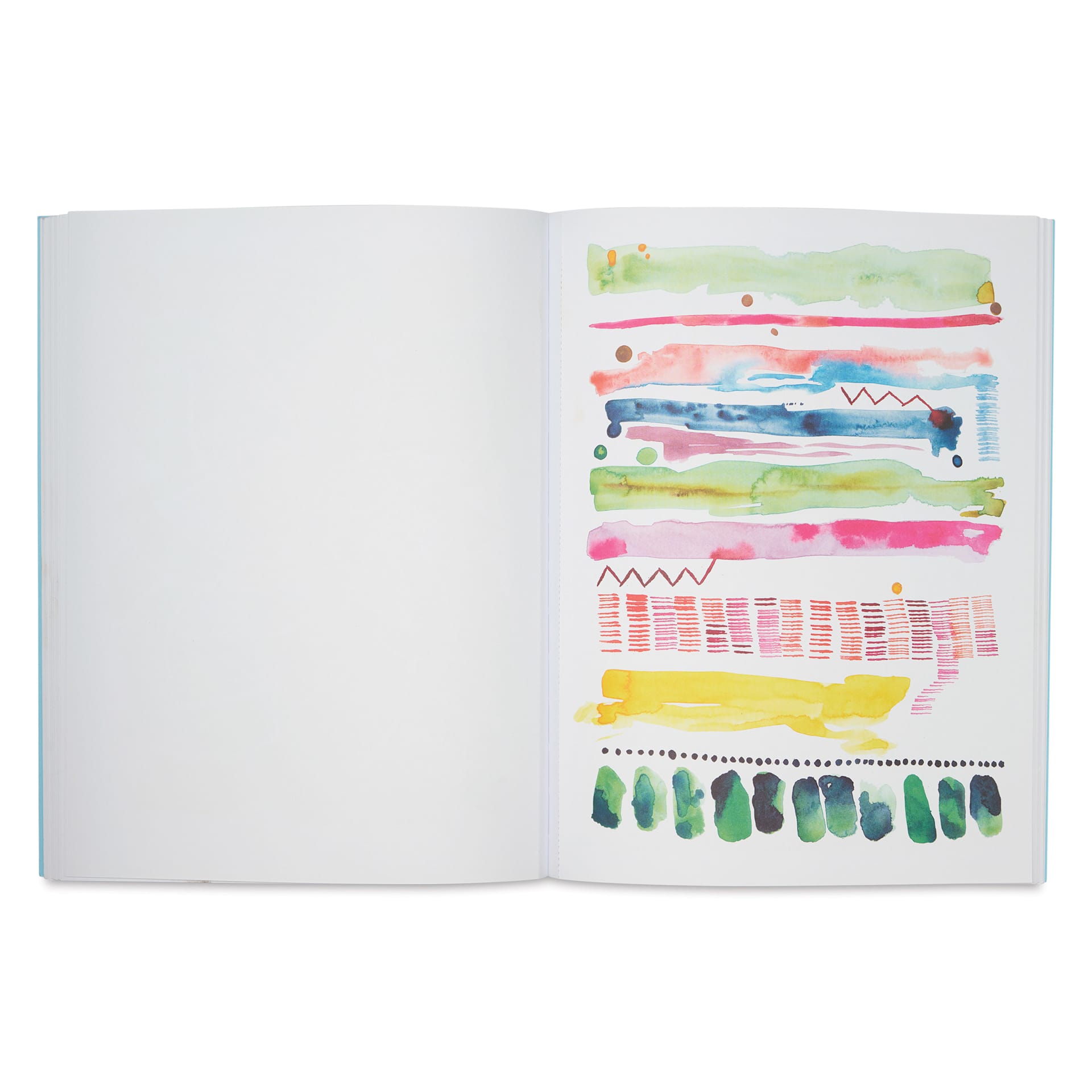 The Reverse Coloring Book: Mindful Journeys - 8-1/2" x 11", 104 Pages, open