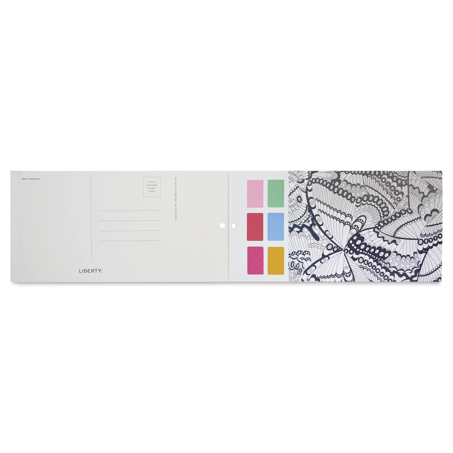 Galison Paint-In Card Set - Liberty