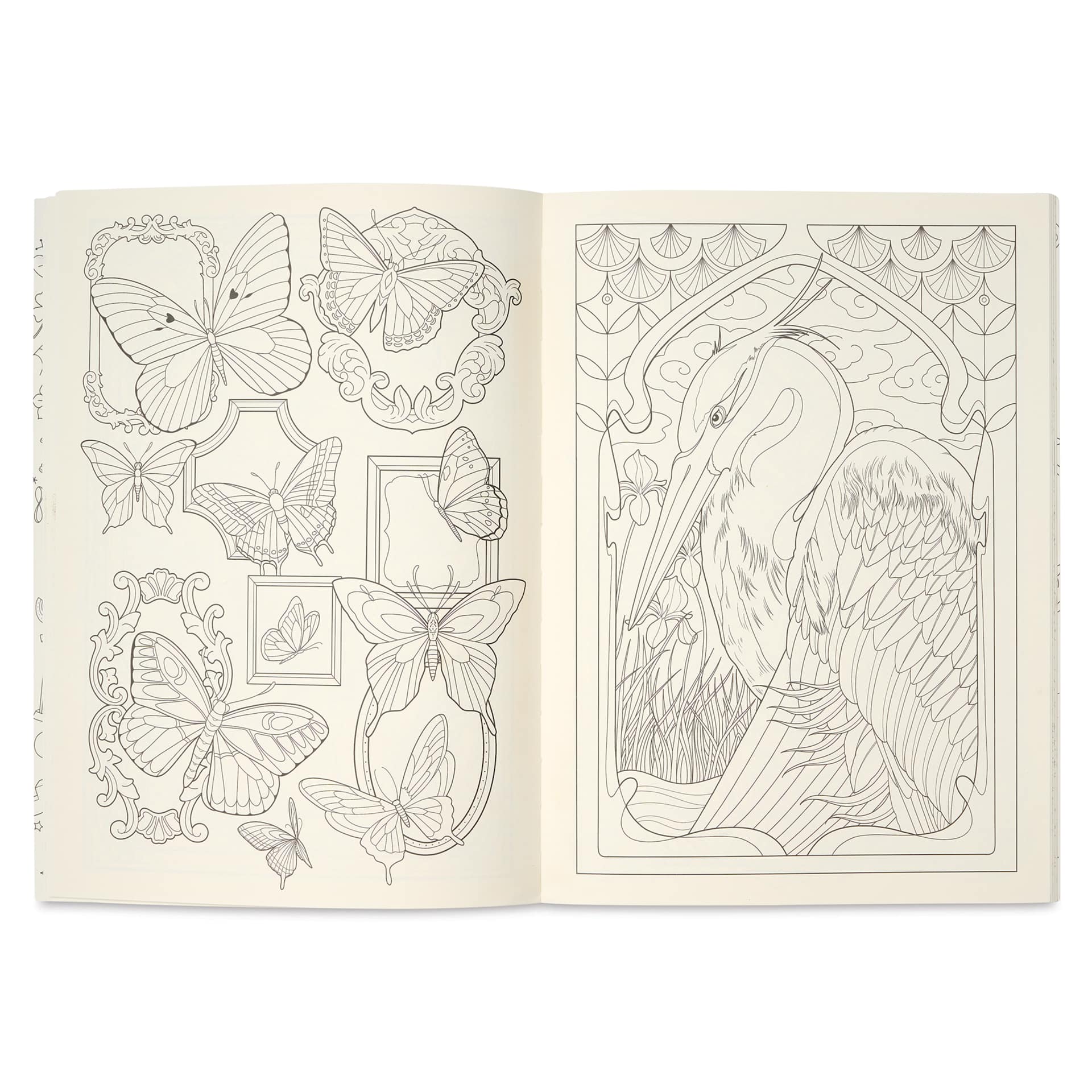 Tattoo Wonderlands Coloring Book - 8-1/4" x 11-1/2", 80 Pages, butterflies