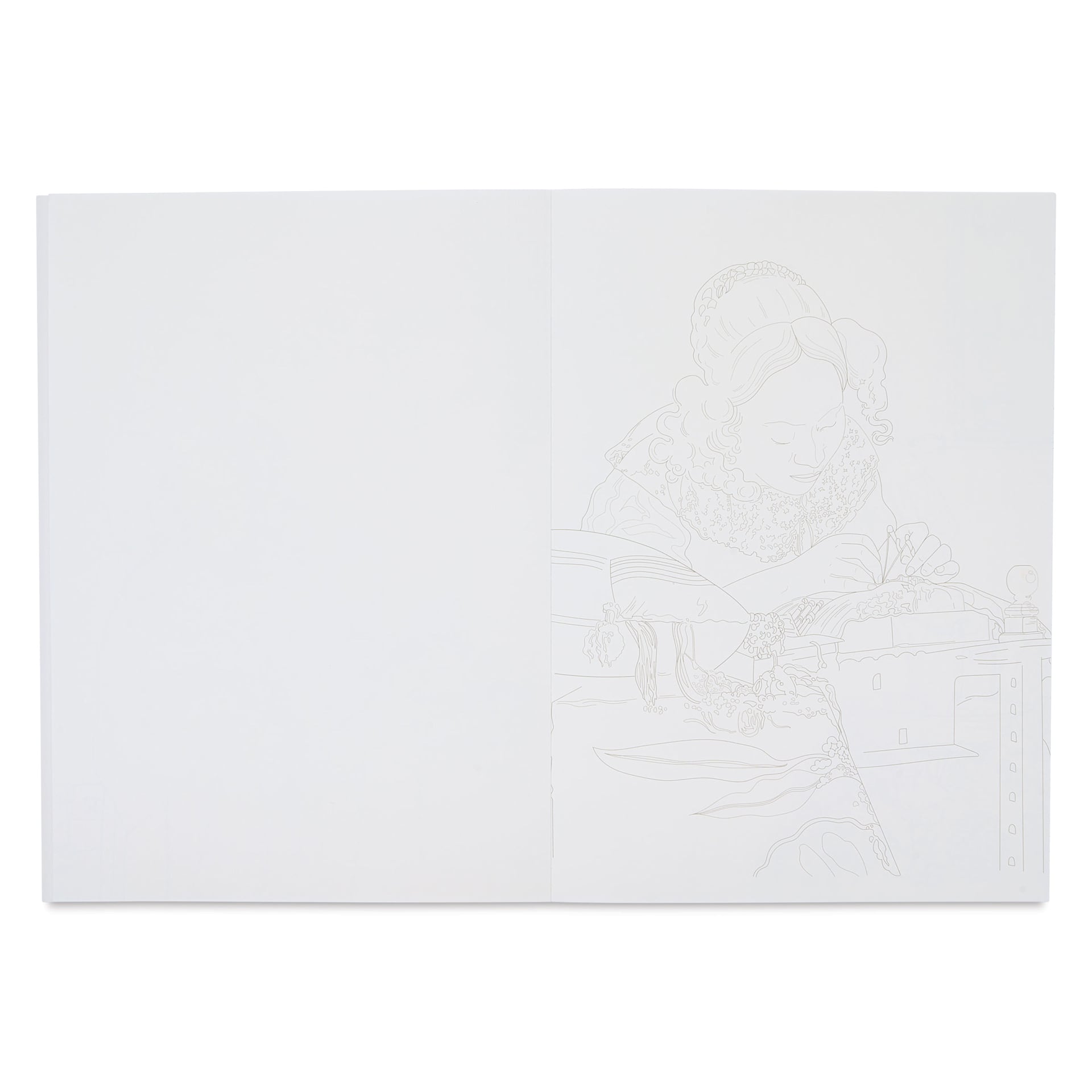 The Pepin Press Vermeer Artists’ Coloring Book -  10" x 13-1/2"