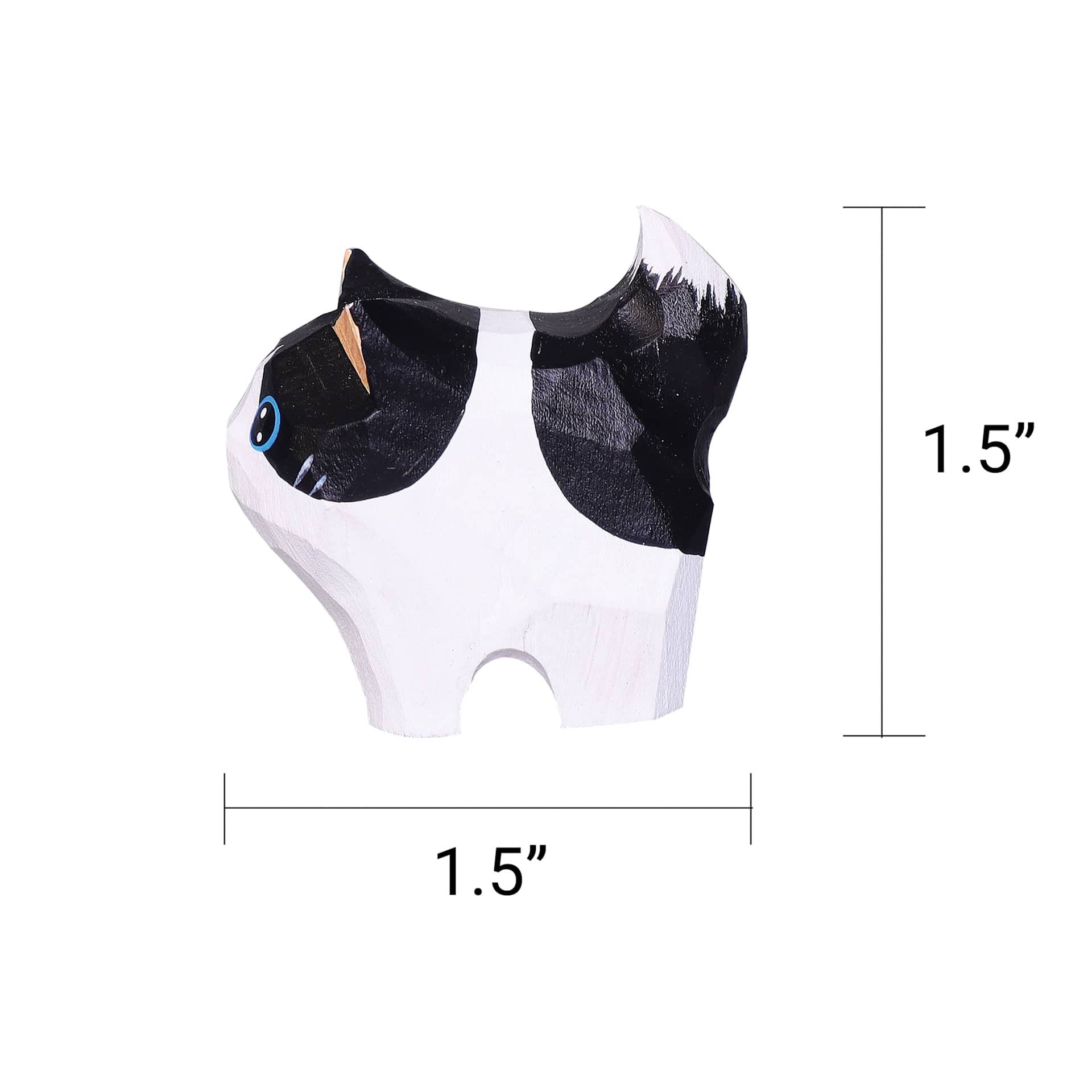 1.5" x 1.5".