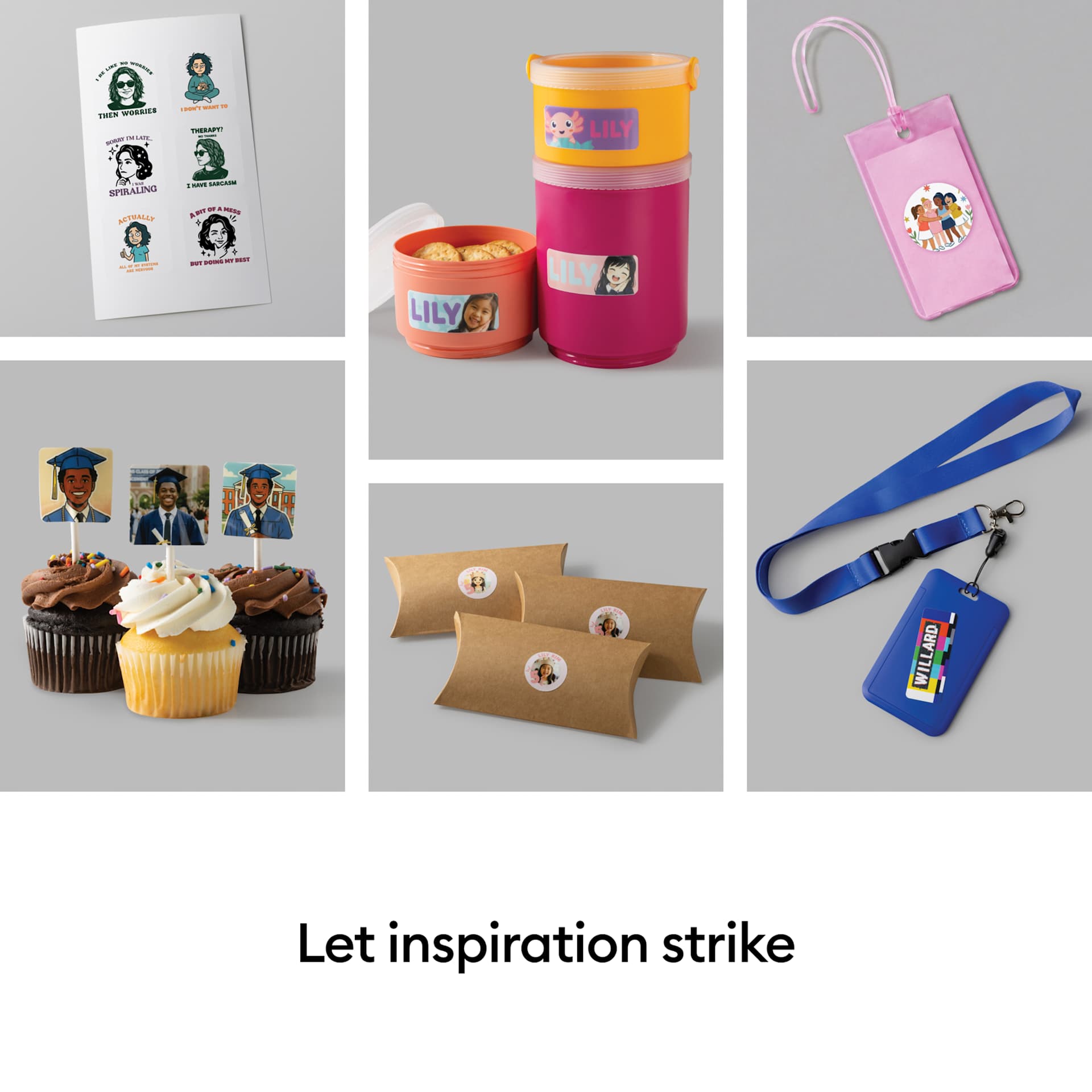 Let inspiration strike.