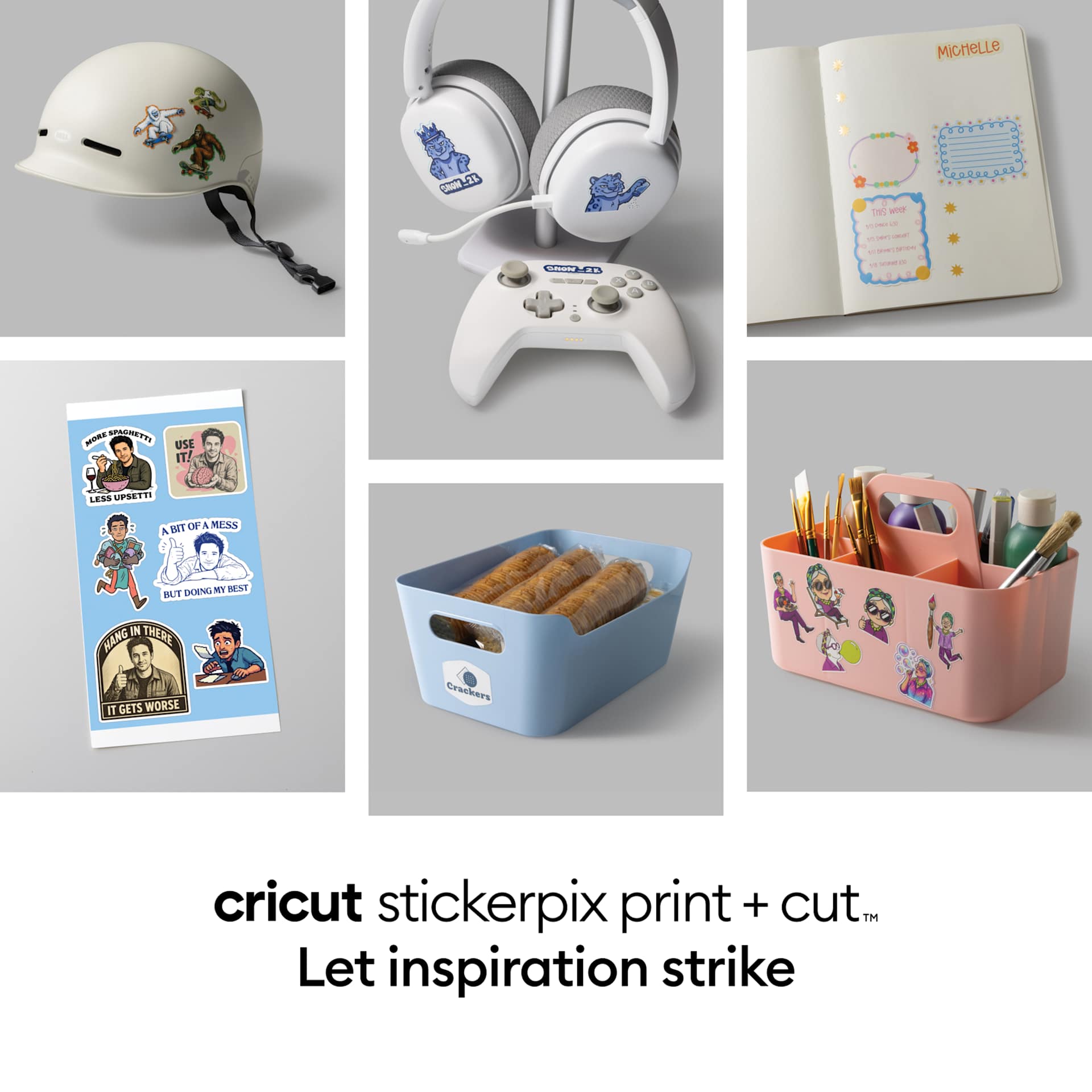 Cricut stickerpix print and cut. Let inspiration strike.