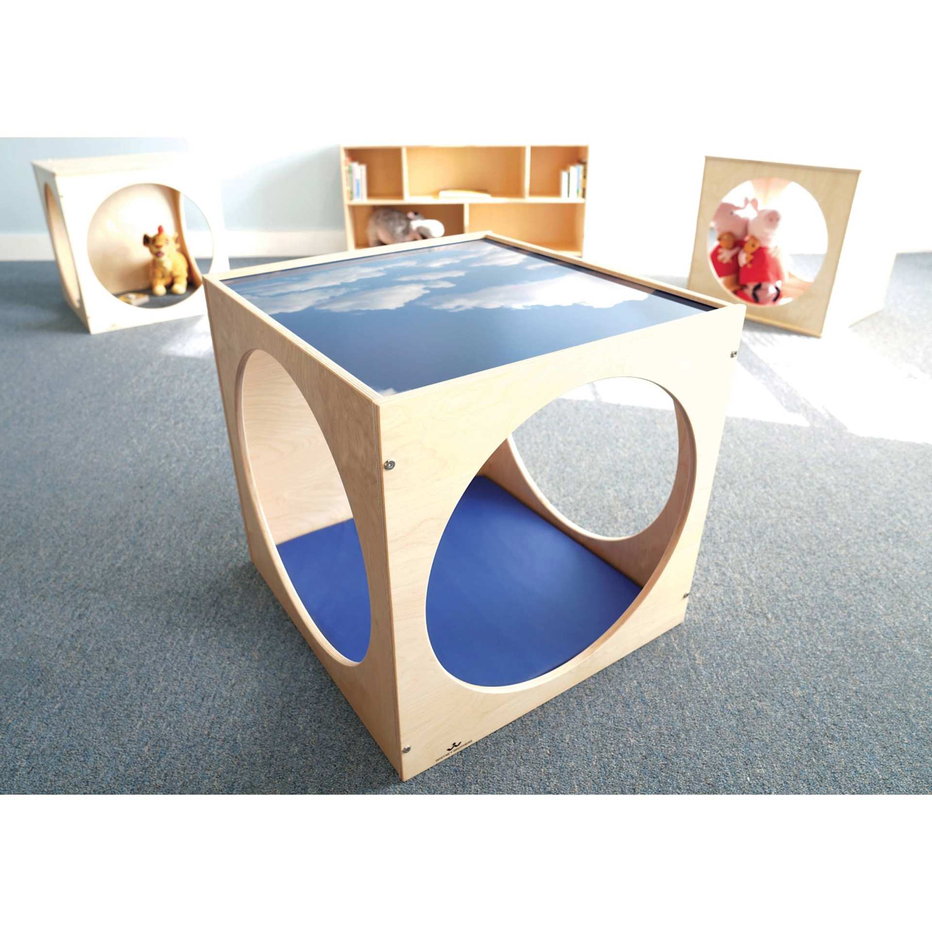Whitney Brothers Acrylic Top Play House Cube, in classroom 