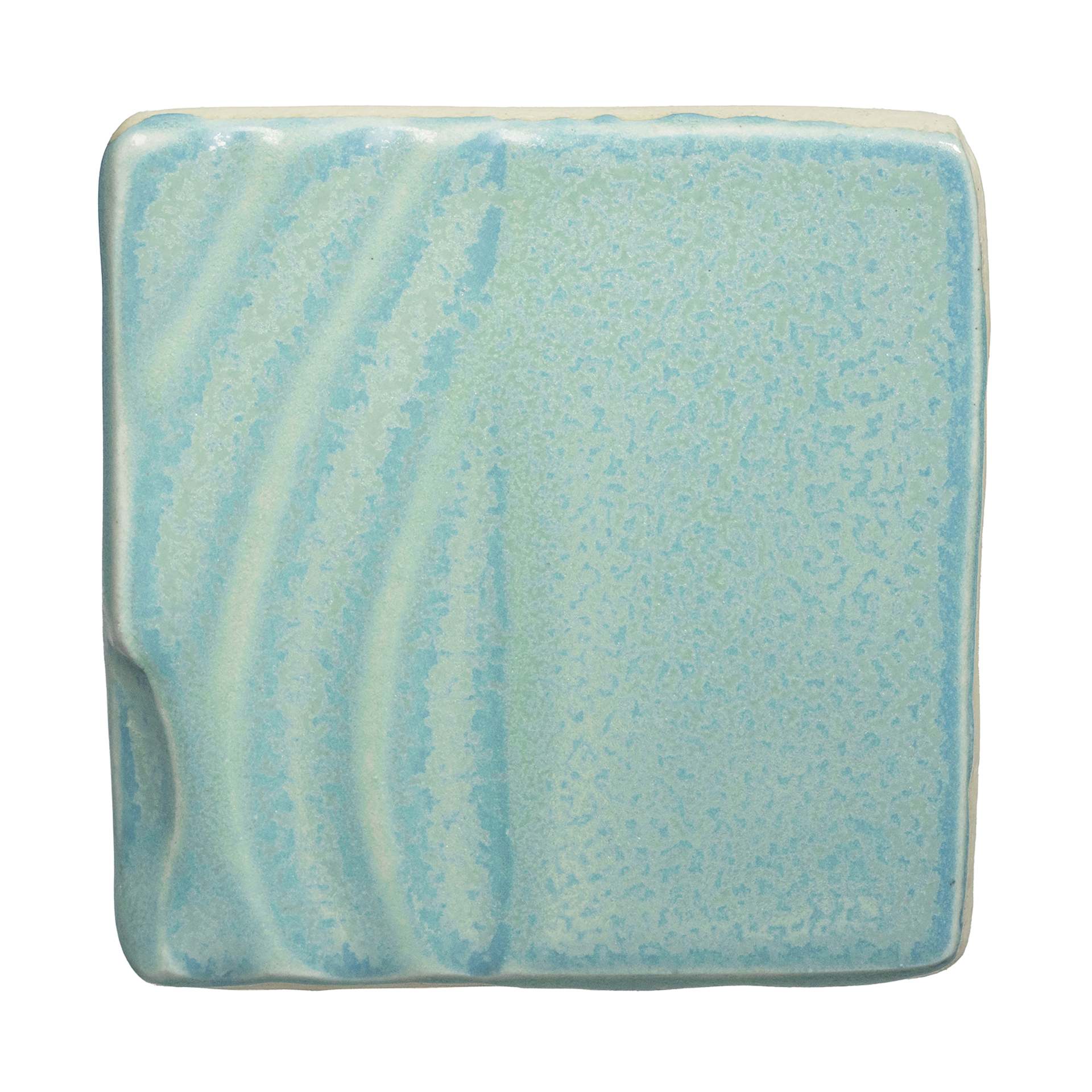 Amaco Pearlescent Glaze - Aqua Shimmer 3 coats fired to cone 6 oxidation