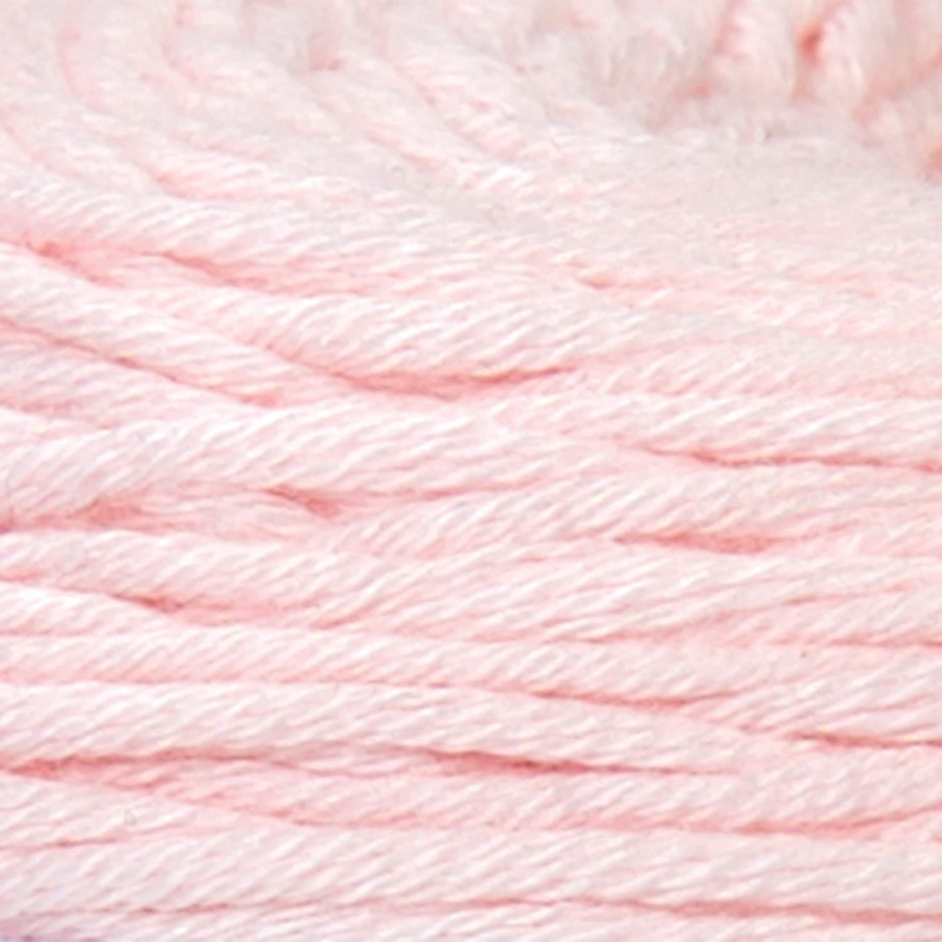 Lion Brand Coboo Cotton Bamboo Yarn - Pale Pink, 232 yds close up to show texture