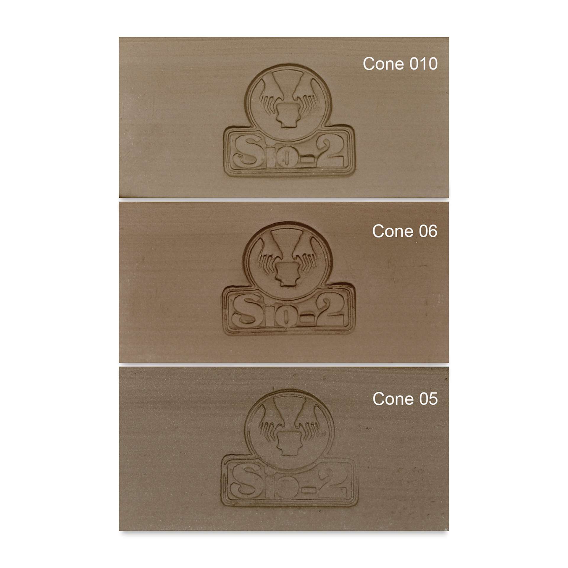 Sio-2 PM Black Earthenware Clay, fired at cone 010, 06, and 05