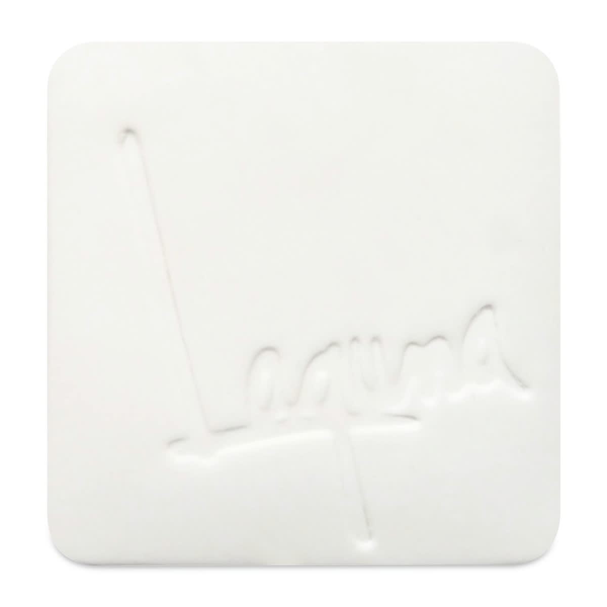 Laguna Snow White Fine Porcelain Slip - finished swatch example