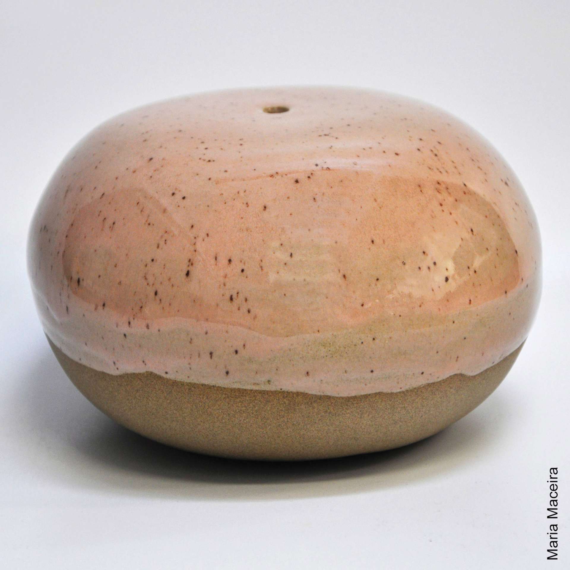 Sio-2 Toffee Caramel Stoneware Clay - finished project example by Maria Maceira