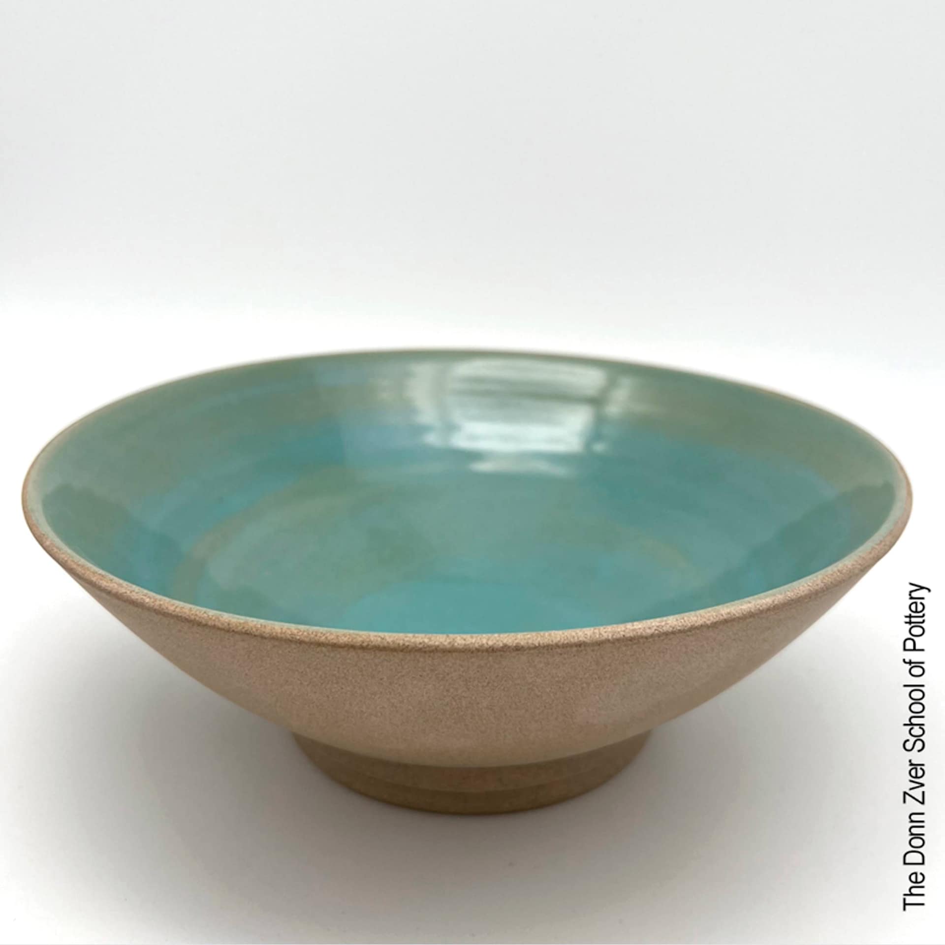 Sio-2 Toffee Caramel Stoneware Clay - finished example, bowl from the Donn Zver School of Pottery