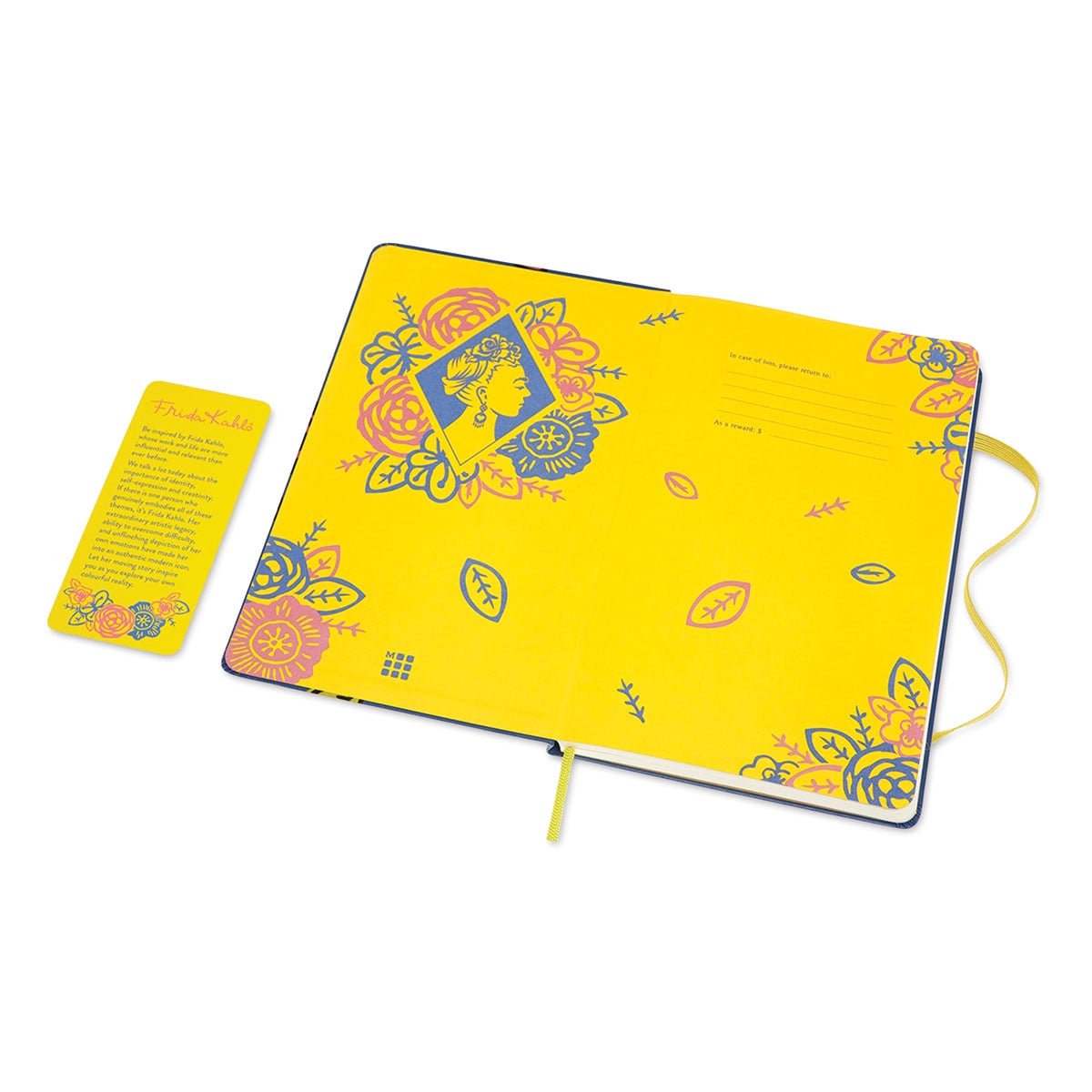 Moleskine Frida Kahlo Limited Edition Collector’s Box (Bookmark with opened notebook)