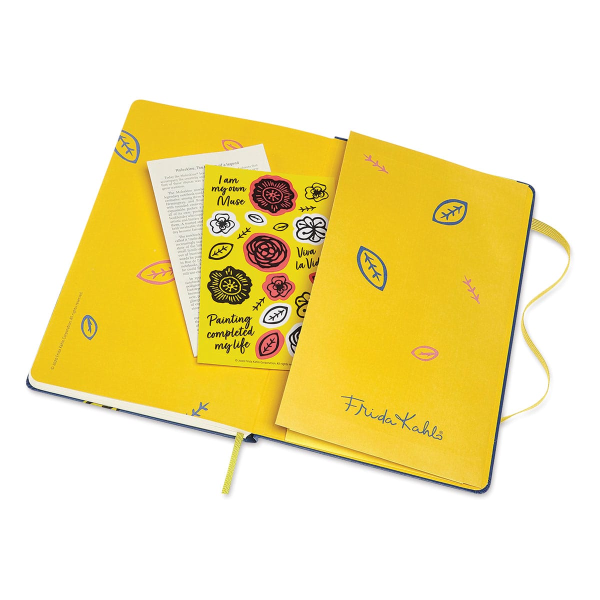 Moleskine Frida Kahlo Limited Edition Collector’s Box (Sticker page in inner pocket)