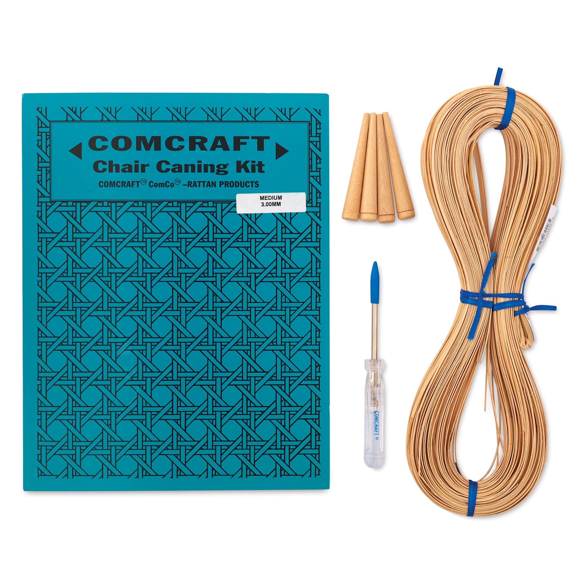 Commonwealth Comcraft Chair Caning Kit - Medium, 3.0 mm contents
