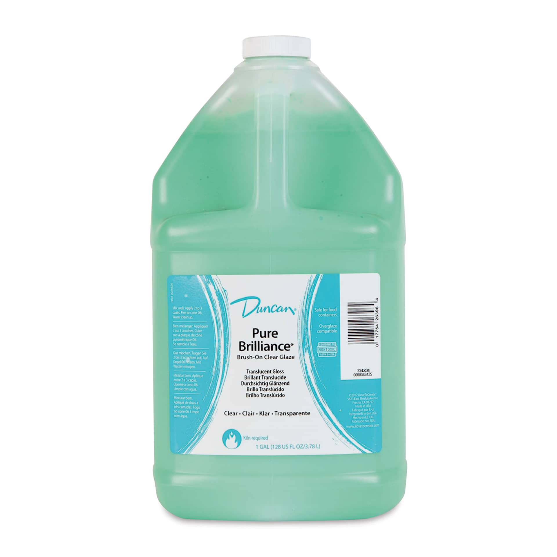 Duncan Pure Brilliance Brush-On Clear Glaze - Gallon