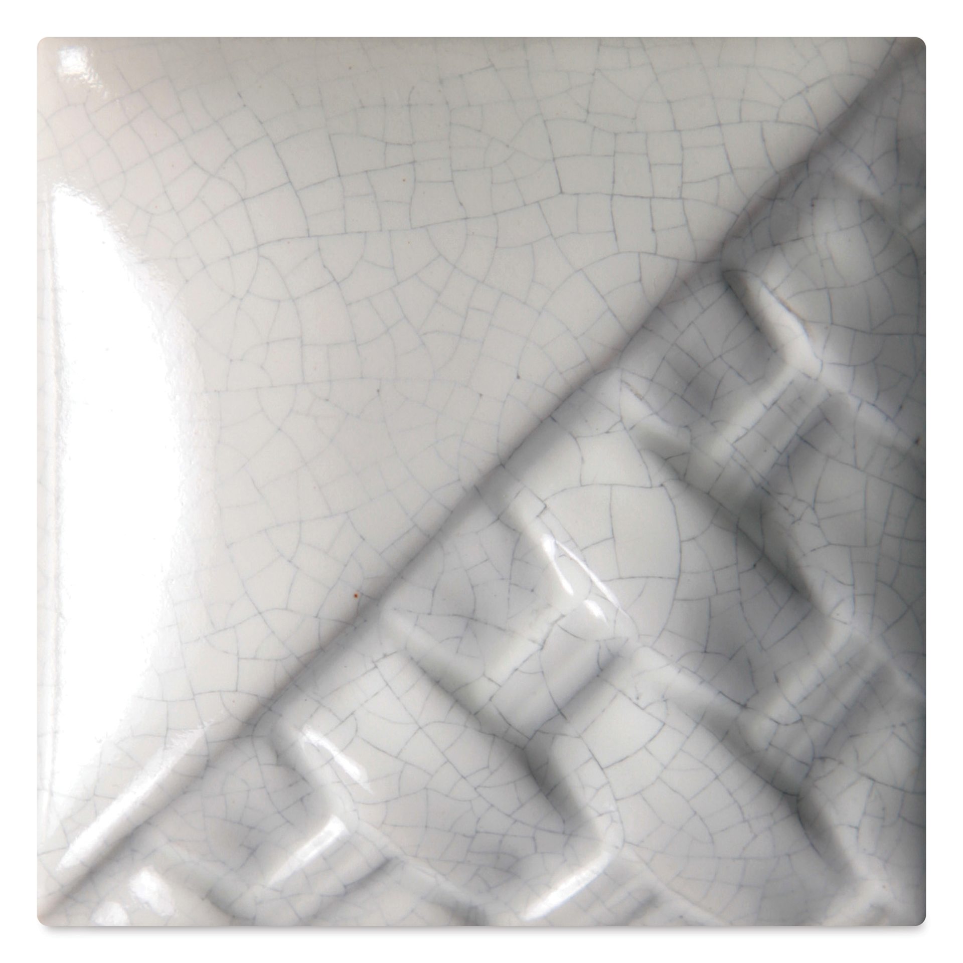Mayco Stoneware Crackle Glaze - White fired at cone 6 oxidation