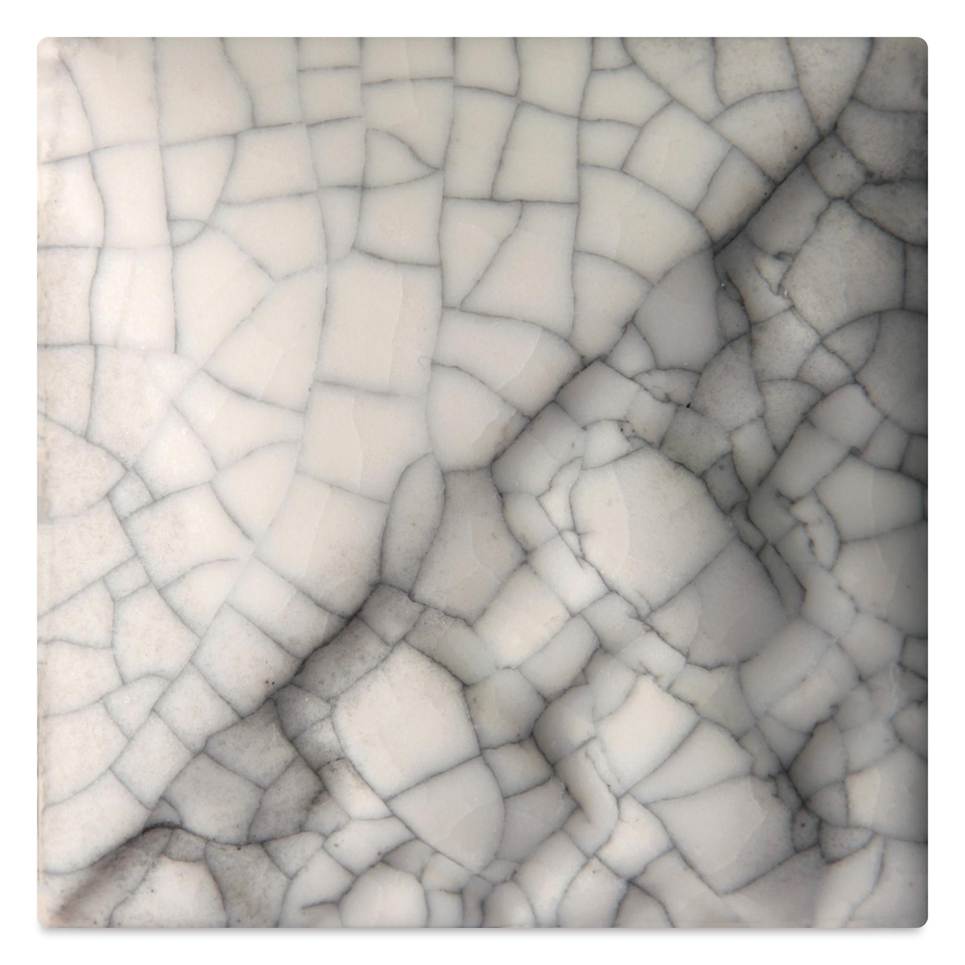 Mayco Stoneware Crackle Glaze - Matte Clear fired to cone 6 oxidation