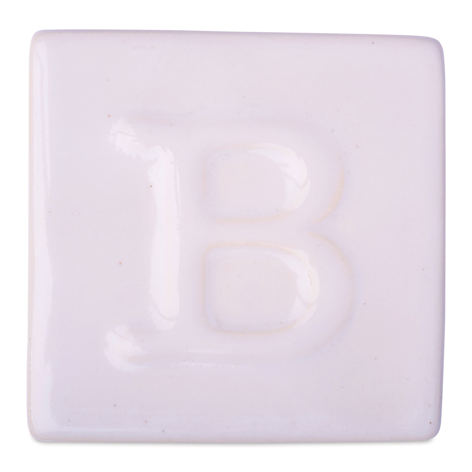 Botz Pro Glaze - Opal White, 800 ml sample fired to 1050°C / 1922°F