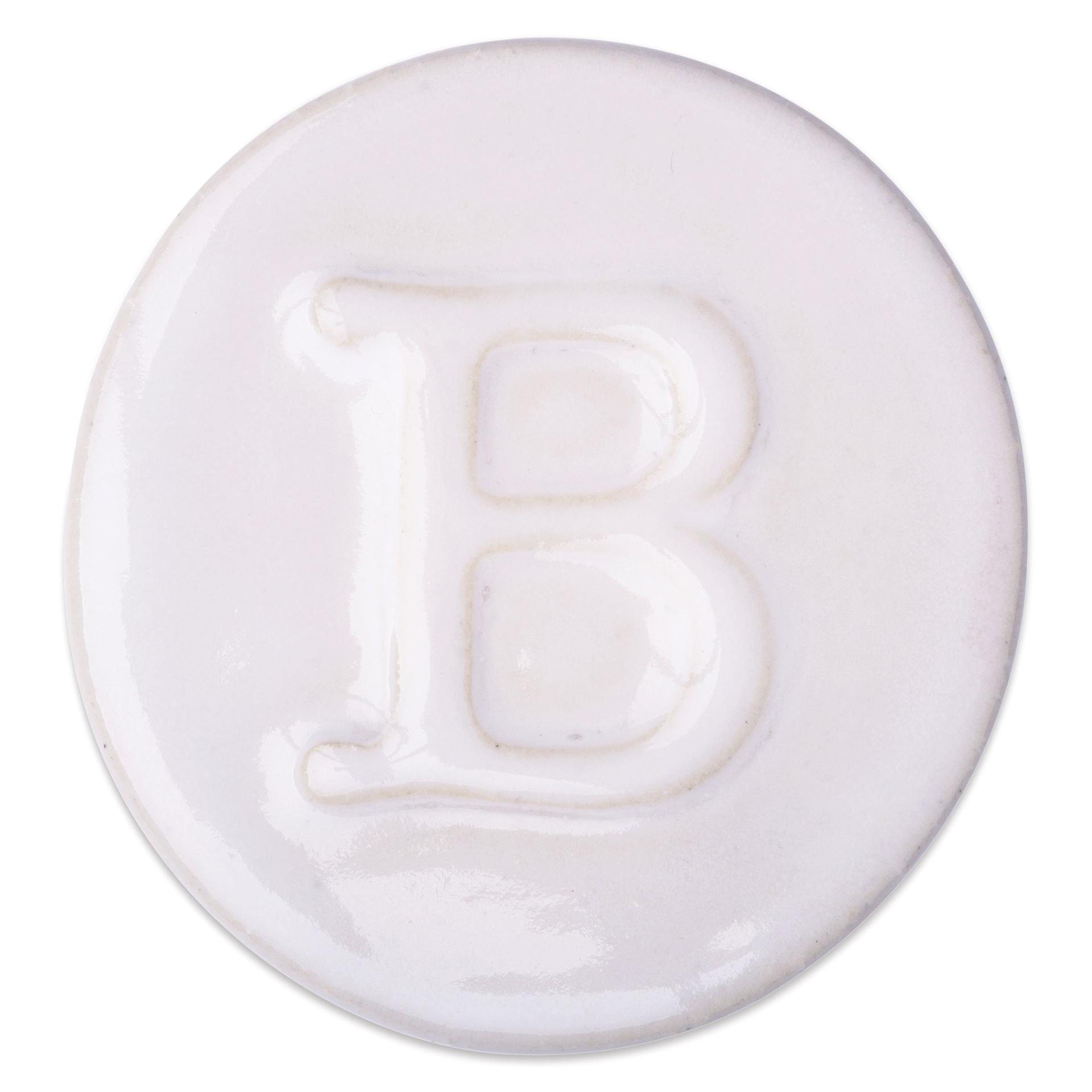 Botz Pro Glaze - Opal White, 800 ml sample fired to 1150°C / 2102°F