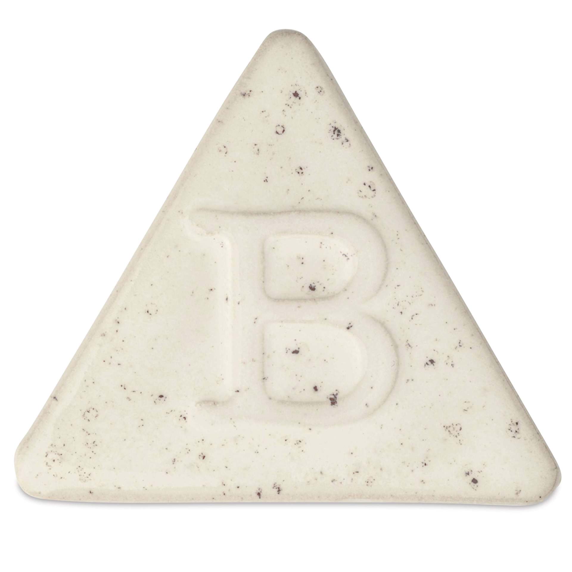 Botz Pro Glaze - Pyrite White, 200 ml sample fired to 1250°C / 2282°F