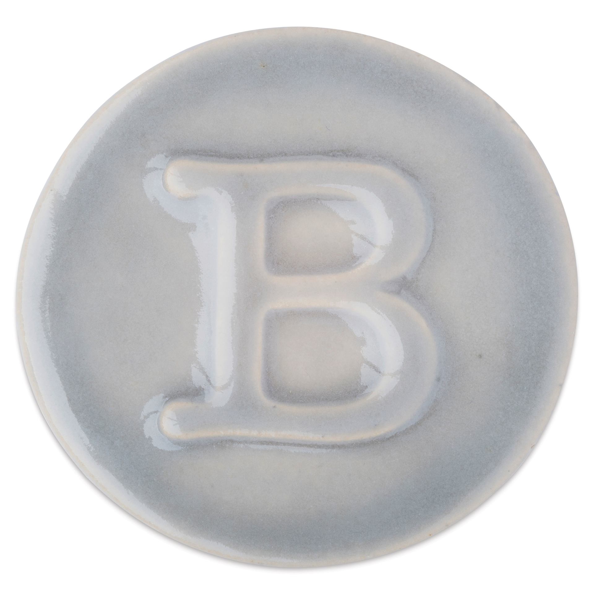 Botz Pro Glaze - Agate Grey, 200 ml sample fired to 1150°C / 2102°F