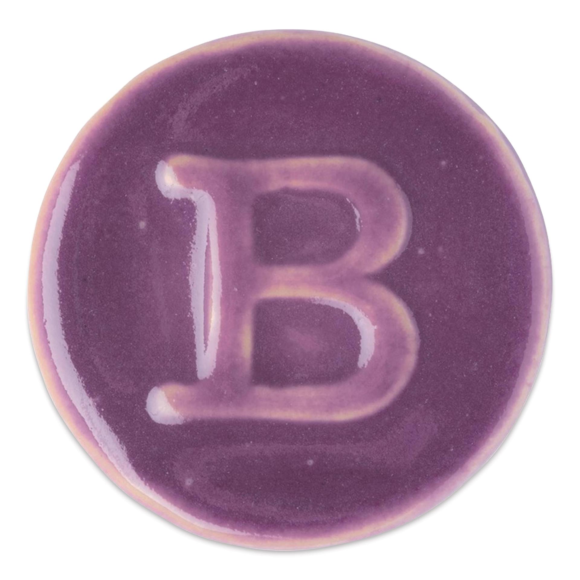 Botz Pro Glaze - Amethyst, 800 ml sample fired to 1150°C / 2102°F