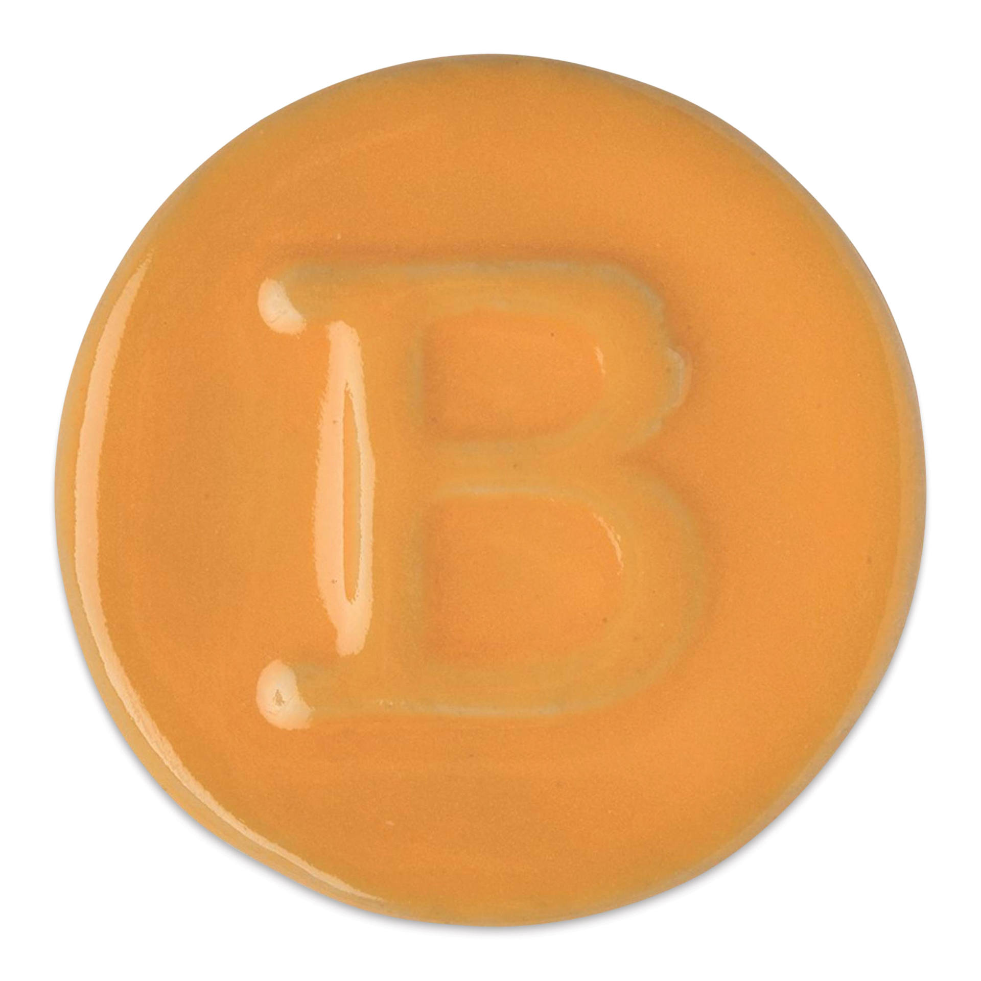 Botz Pro Glaze - Carnelian Yellow, 200 ml sample fired to 1150°C / 2102°F