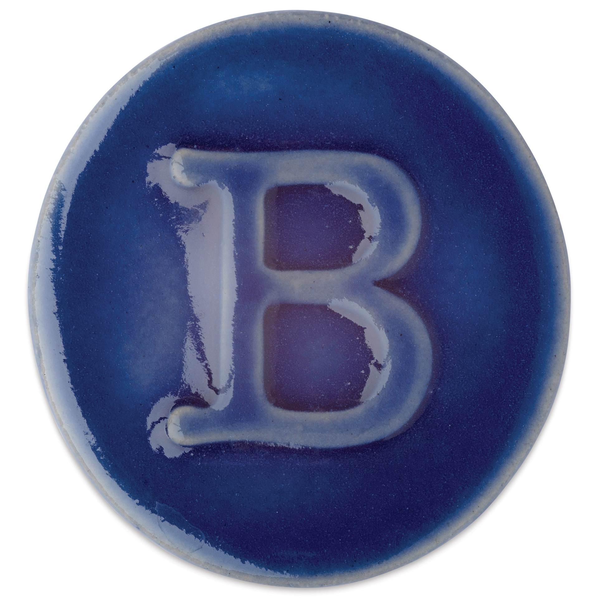 Botz Pro Glaze - Sapphire Blue, 200 ml sample fired to 1150°C / 2102°F