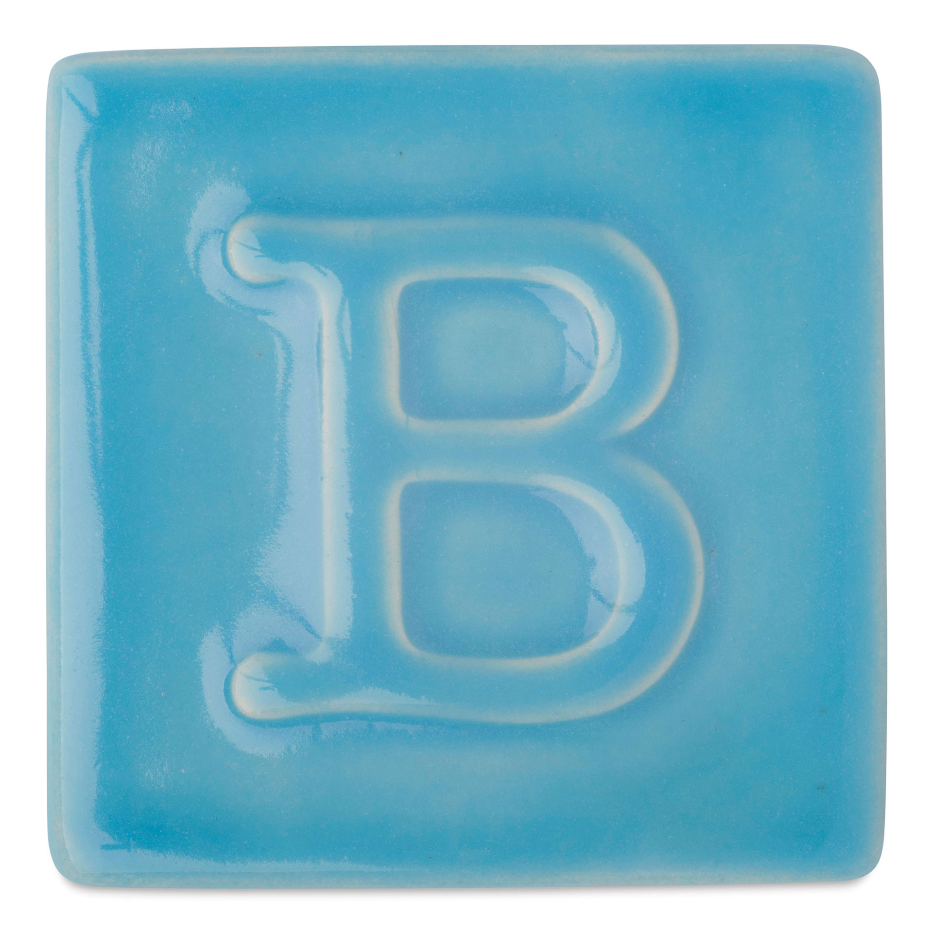 Botz Pro Glaze - Aquamarine, 200 ml sample fired to 1050°C / 1922°F