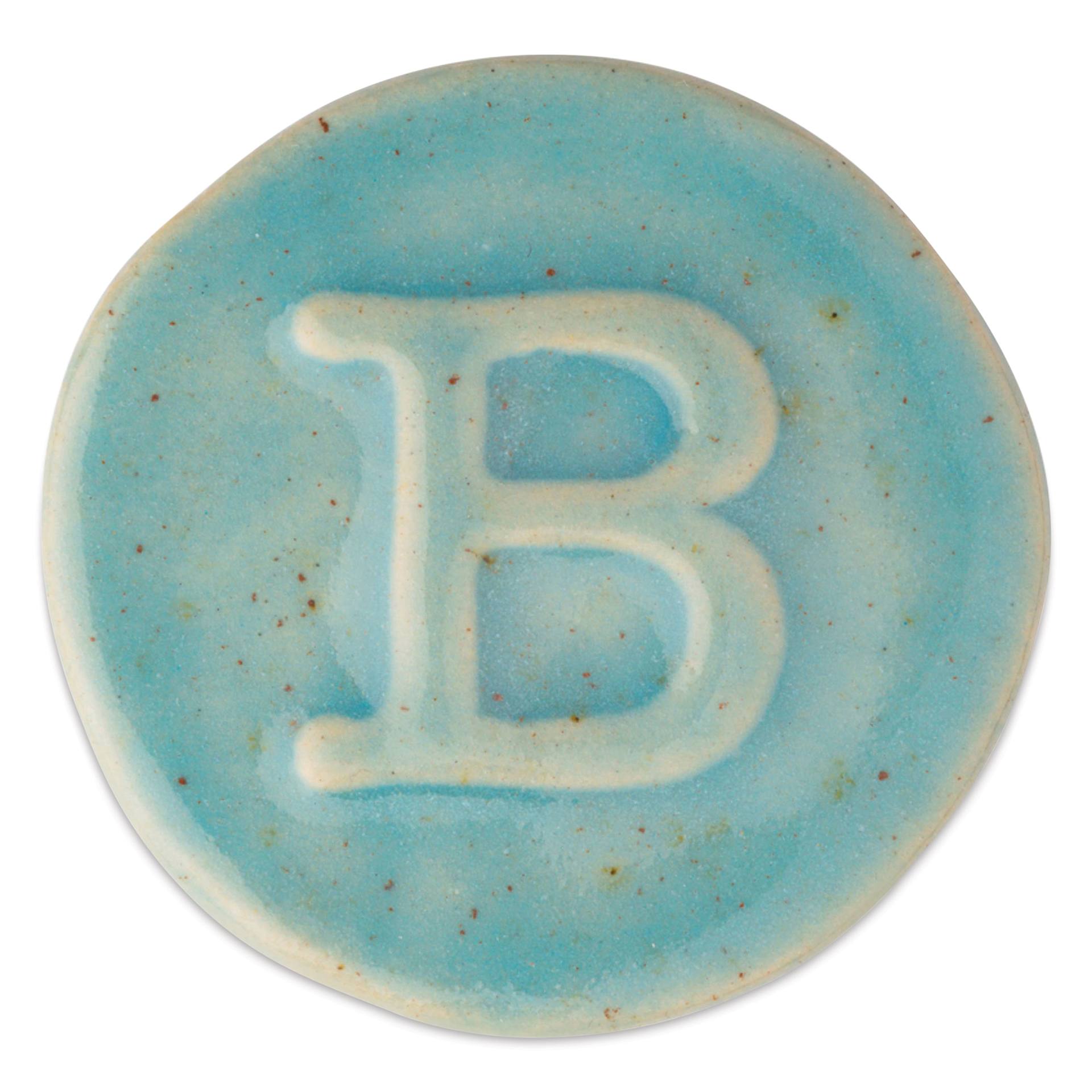 Botz Pro Glaze - Larimar, 800 ml sample fired to 1150°C / 2102°F