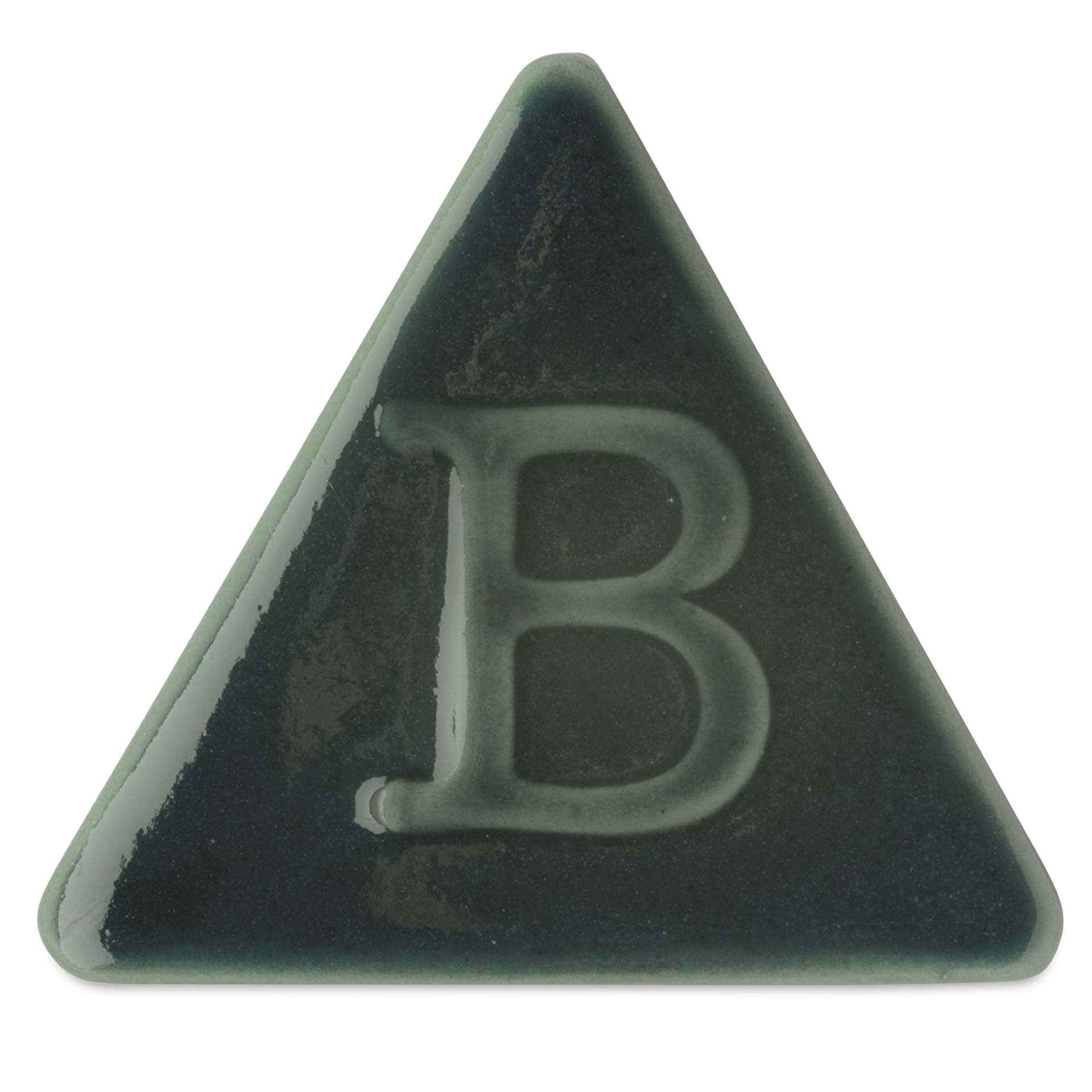 Botz Pro Glaze - Malachite, 200 ml sample fired to 1250°C / 2282°F