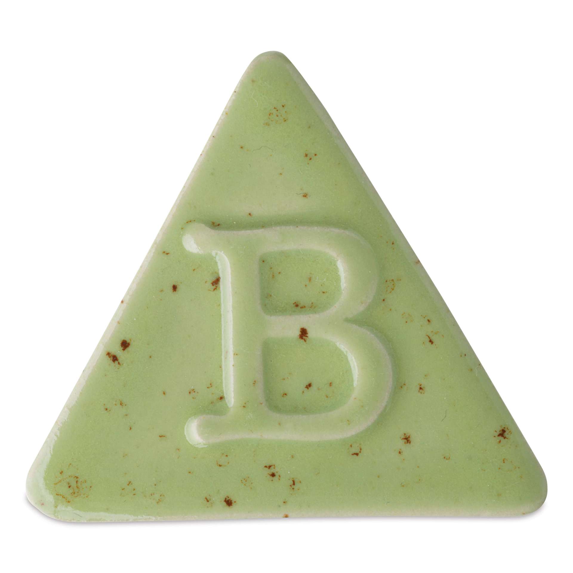 Botz Pro Glaze - Peridot, 200 ml sample fired to 1250°C / 2282°F
