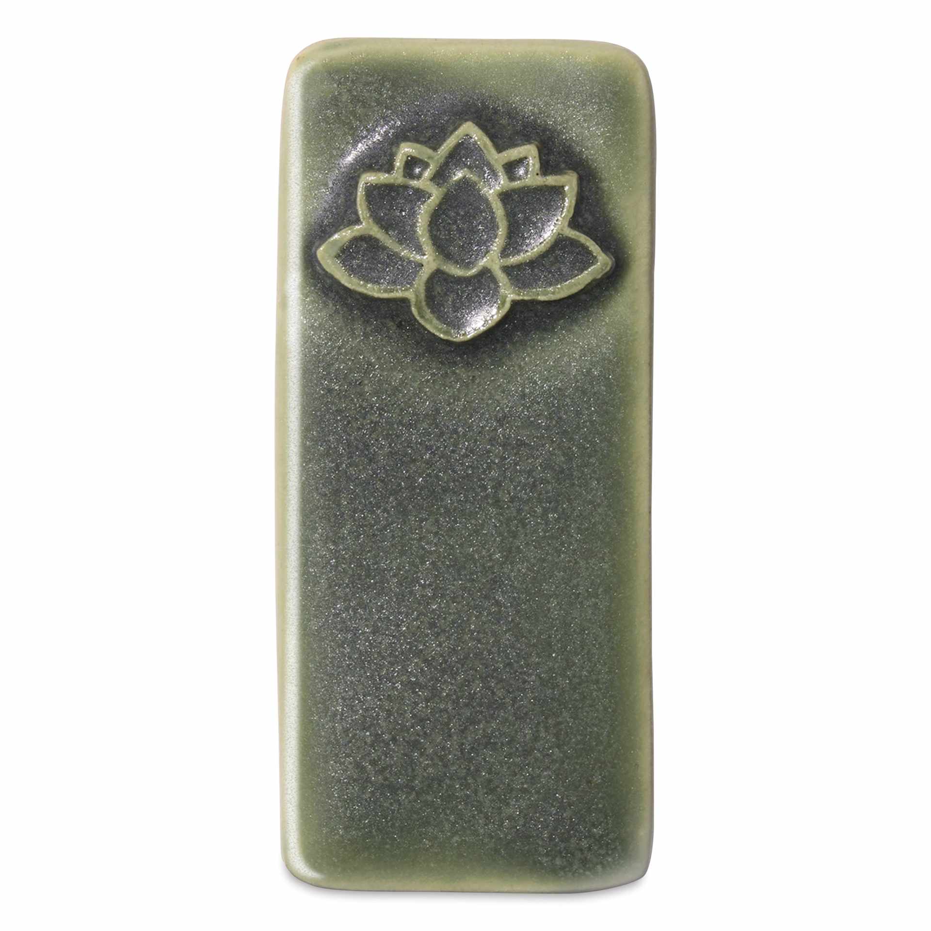 Speedball Mid-Fire Glaze - Prussian Jade - finished example fired at cone 6